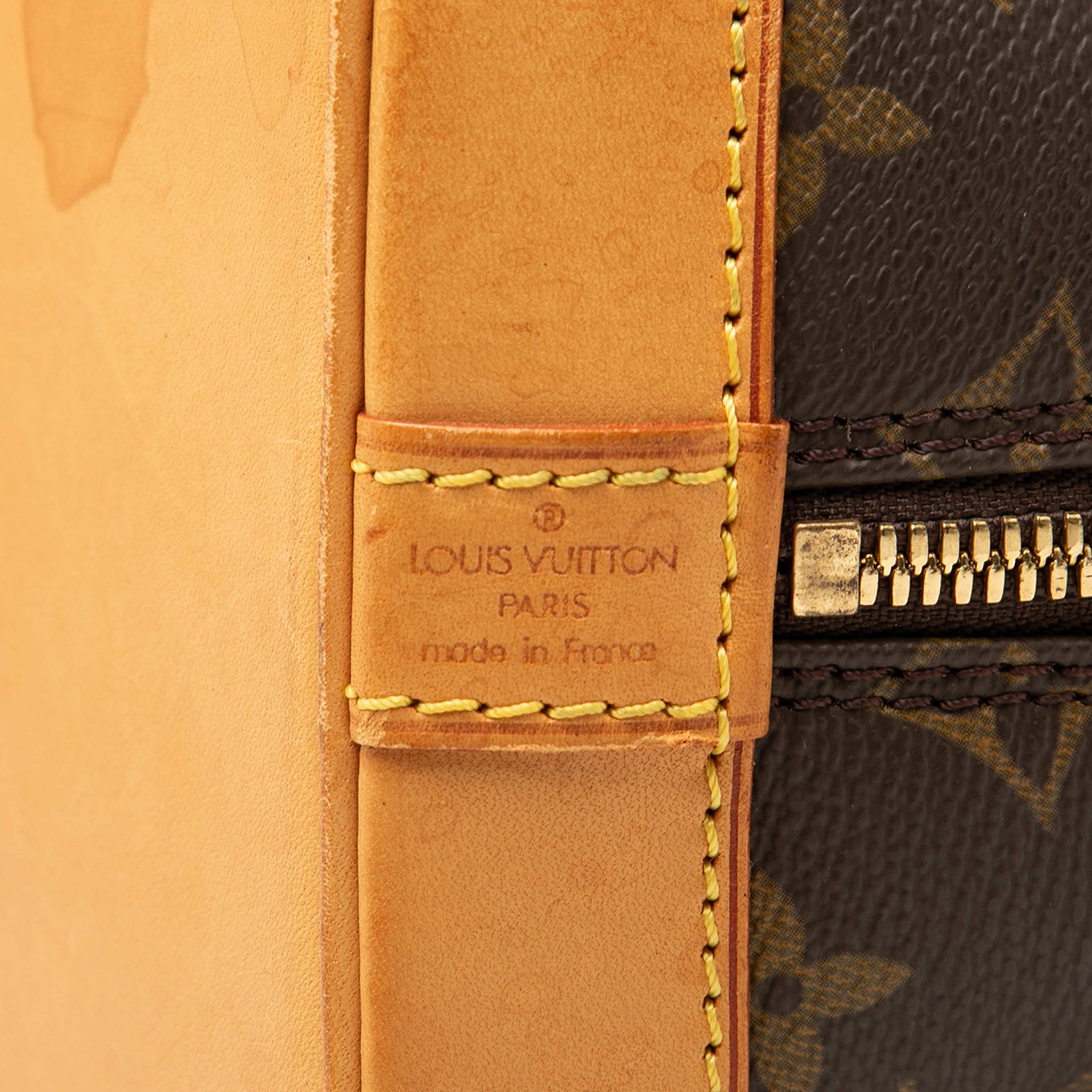 Louis Vuitton Monogram Alma Pm, från Luxclusif, i färgen brun. Klicka för att öppna bilden i stort format
