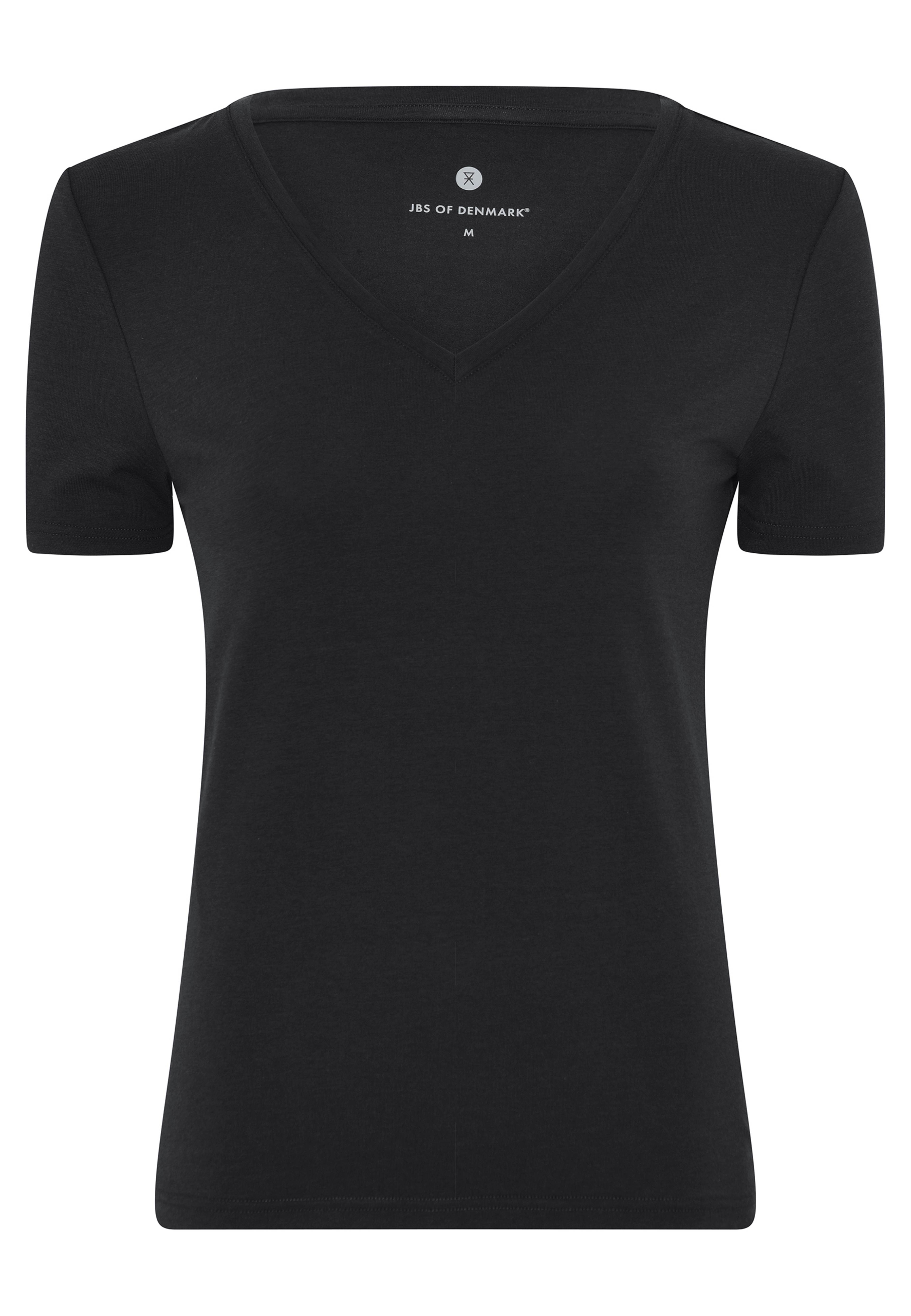 2-pack V-neck T-shirt ”slim Fit” - Bambu, från JBS of Denmark, i färgen black. Klicka för att öppna bilden i stort format
