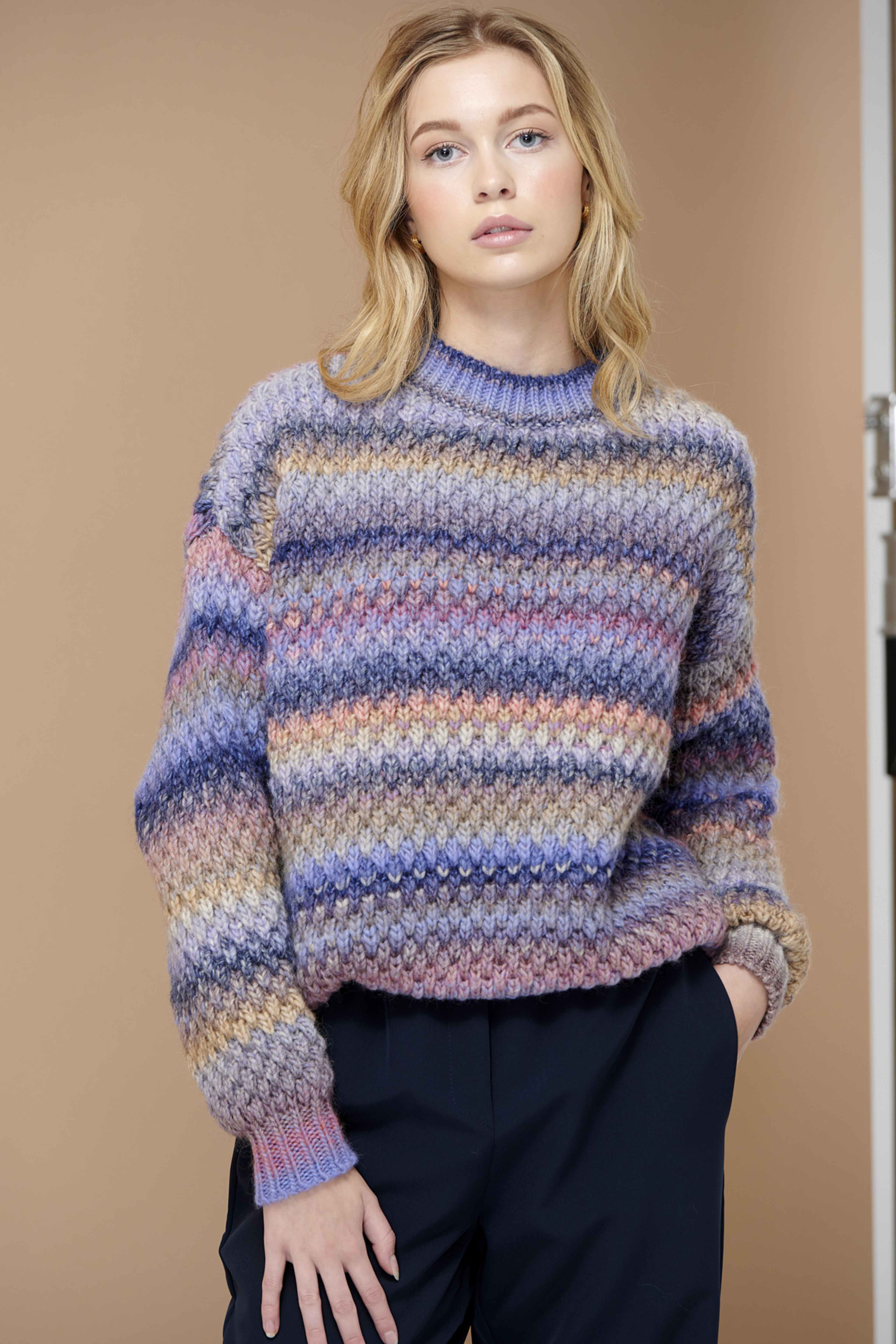 Gio Knit Sweater - Rainbow Mix