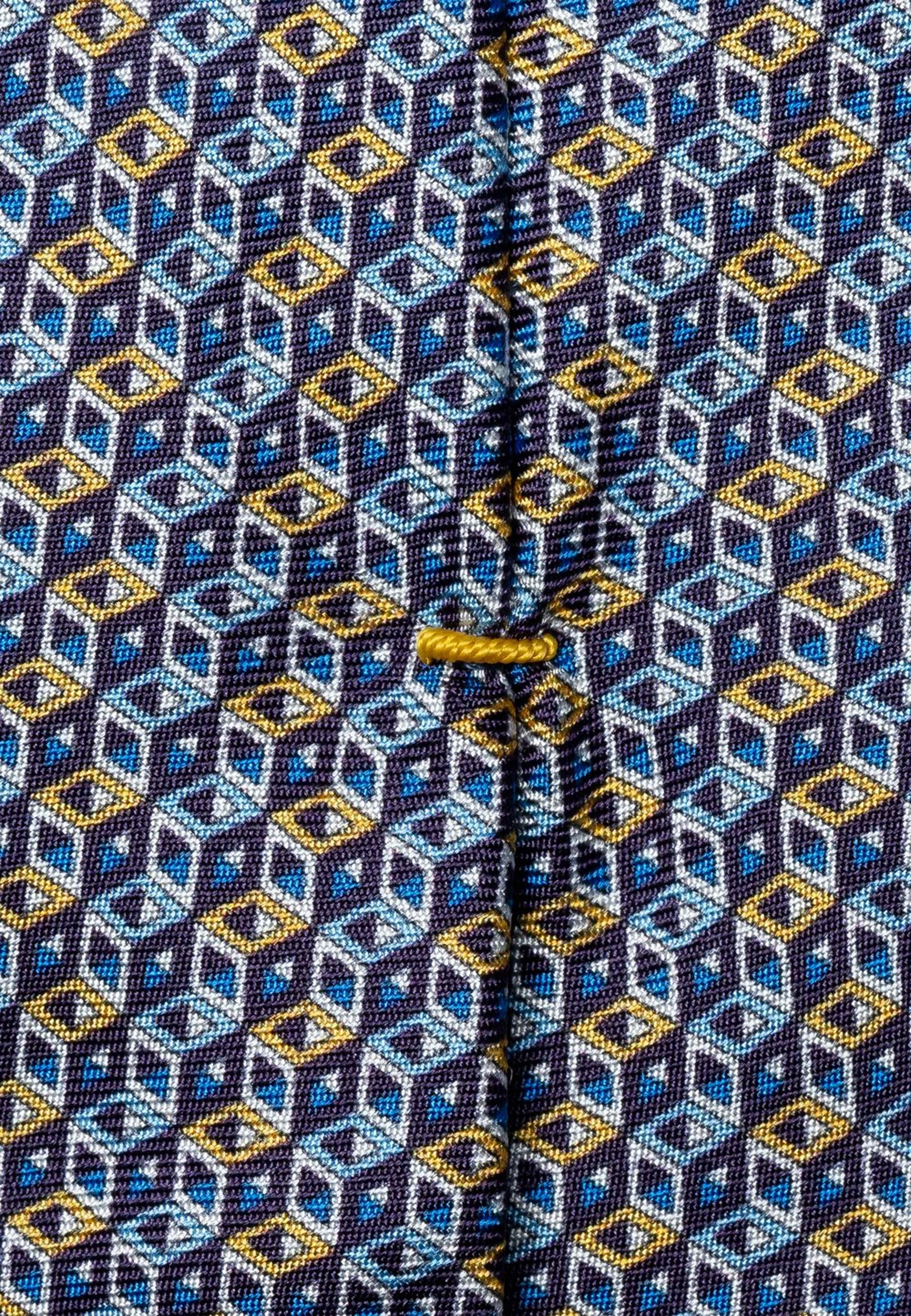 Geometriskt Mönstrad Sidenslips, från Eton, i färgen yellow. Klicka för att öppna bilden i stort format