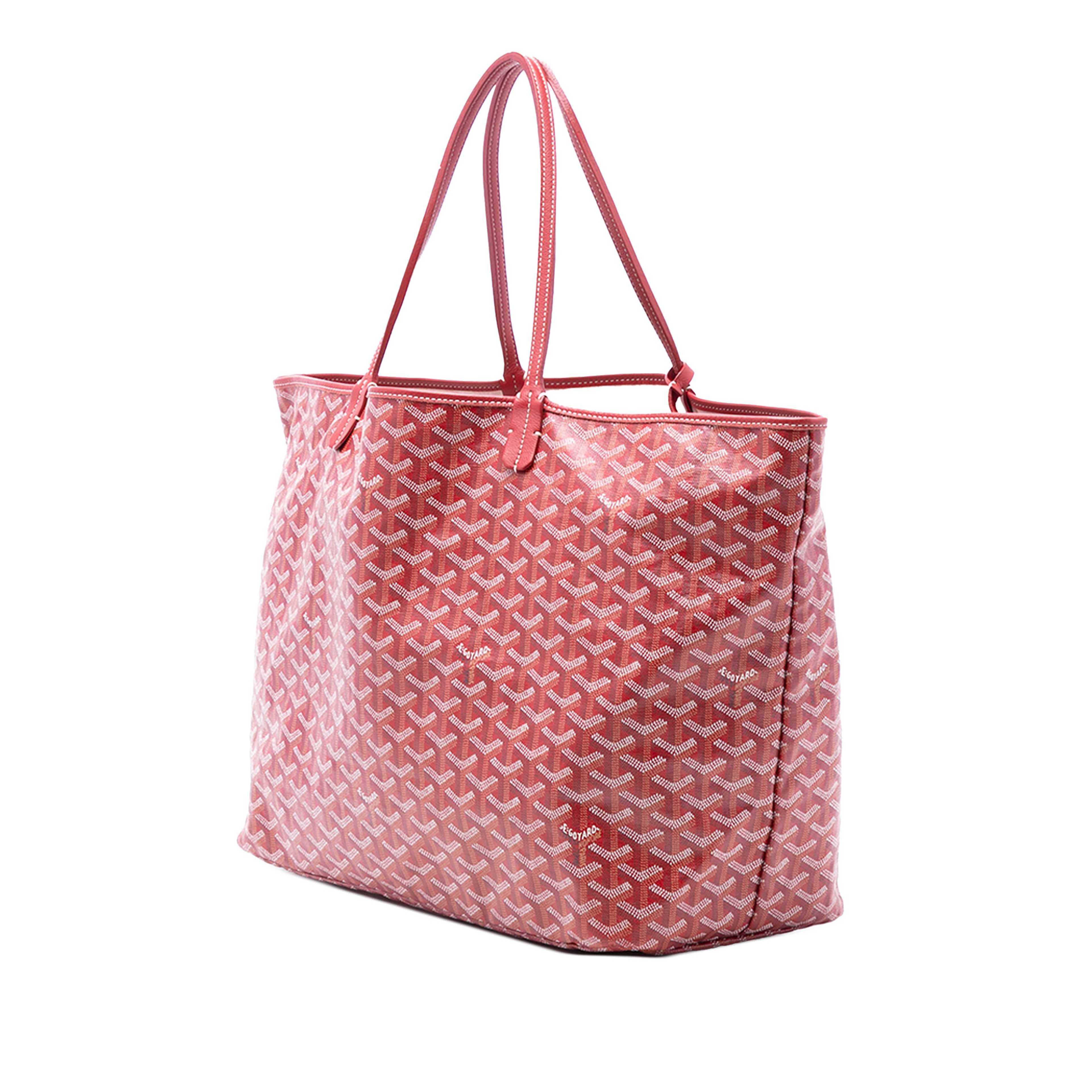 Goyard Goyardine Saint Louis Gm, från Luxclusif, i färgen red. Klicka för att öppna bilden i stort format