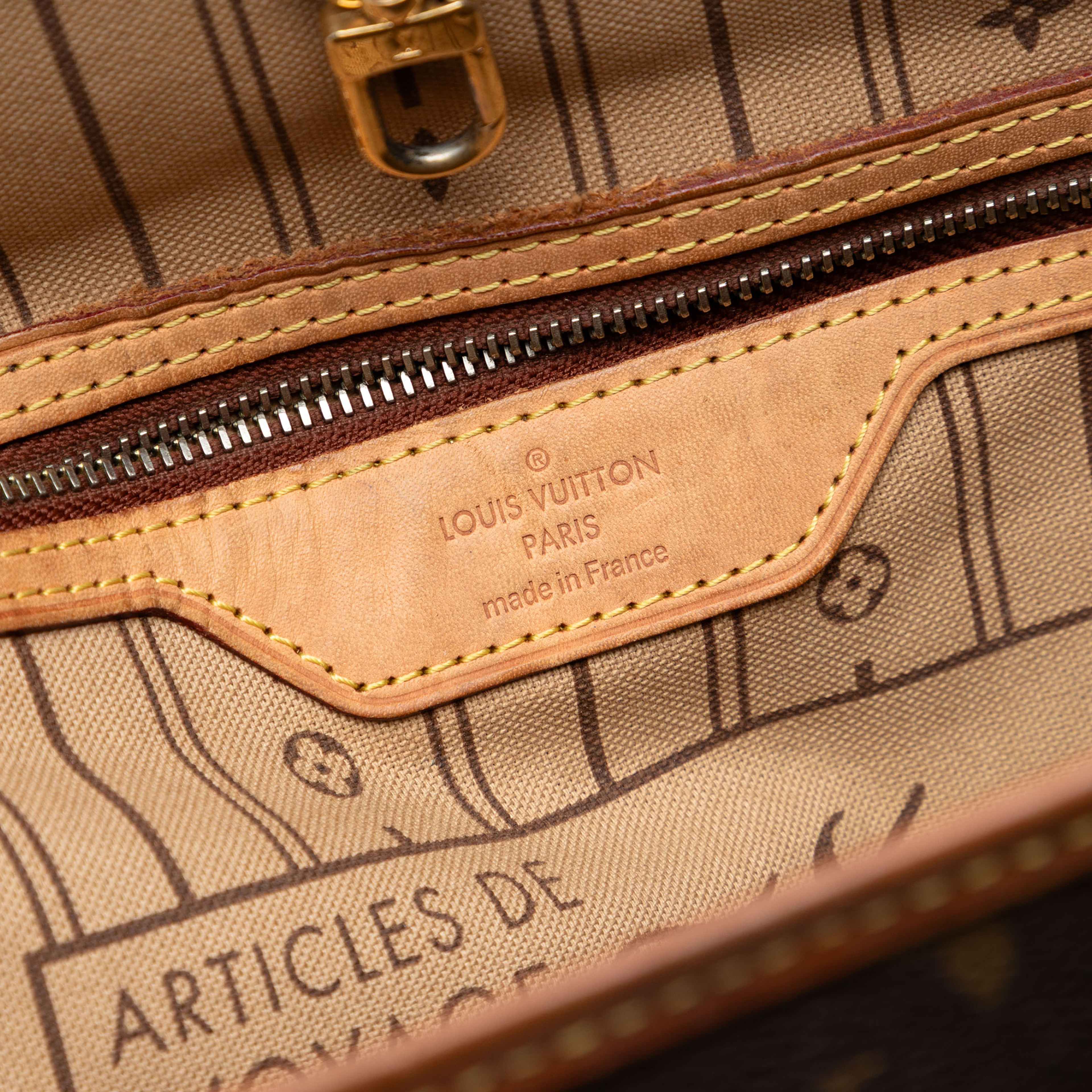 Louis Vuitton Monogram Neverfull Mm, från Luxclusif, i färgen brown. Klicka för att öppna bilden i stort format