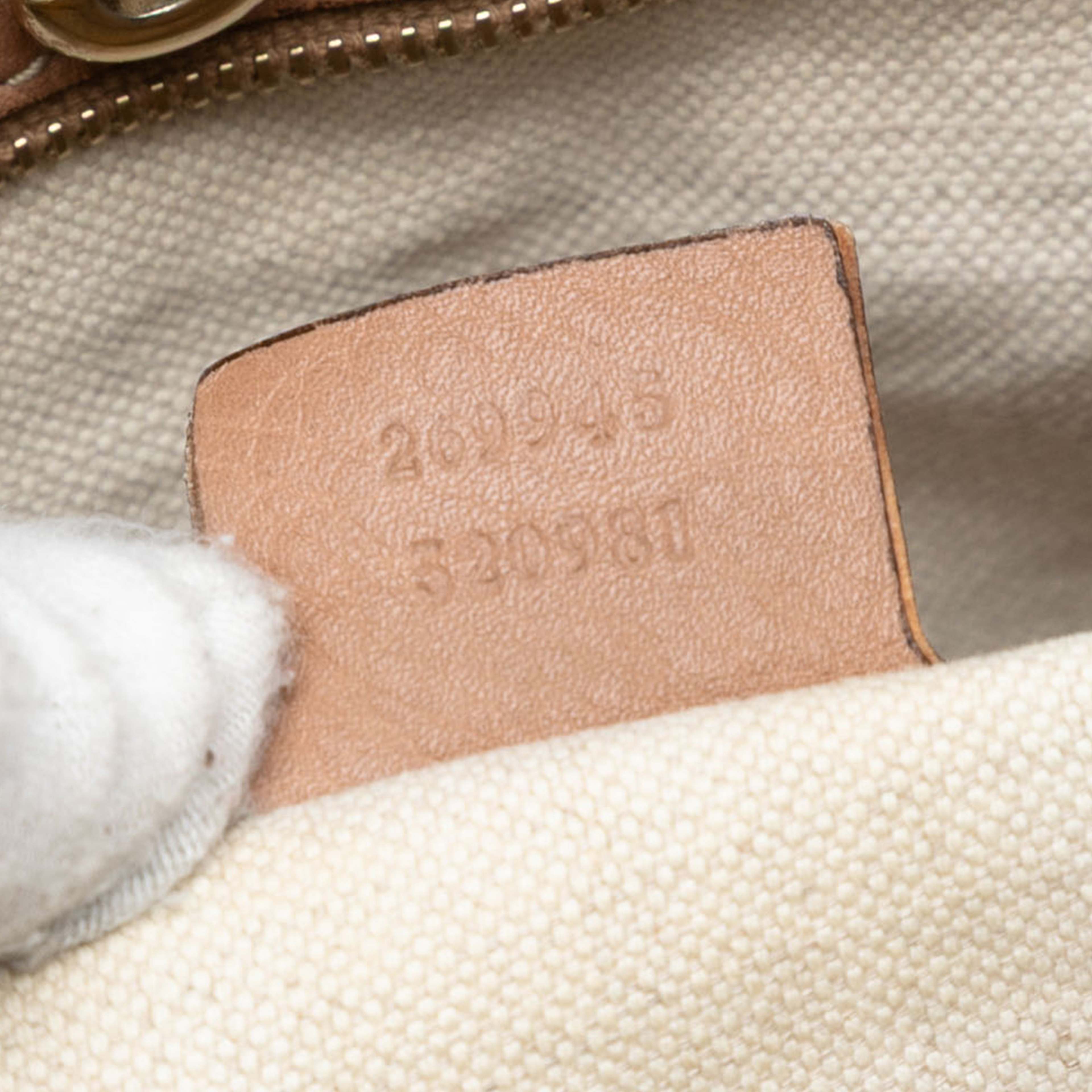 Gucci Large Leather Bella Tote, från Luxclusif, i färgen nude. Klicka för att öppna bilden i stort format