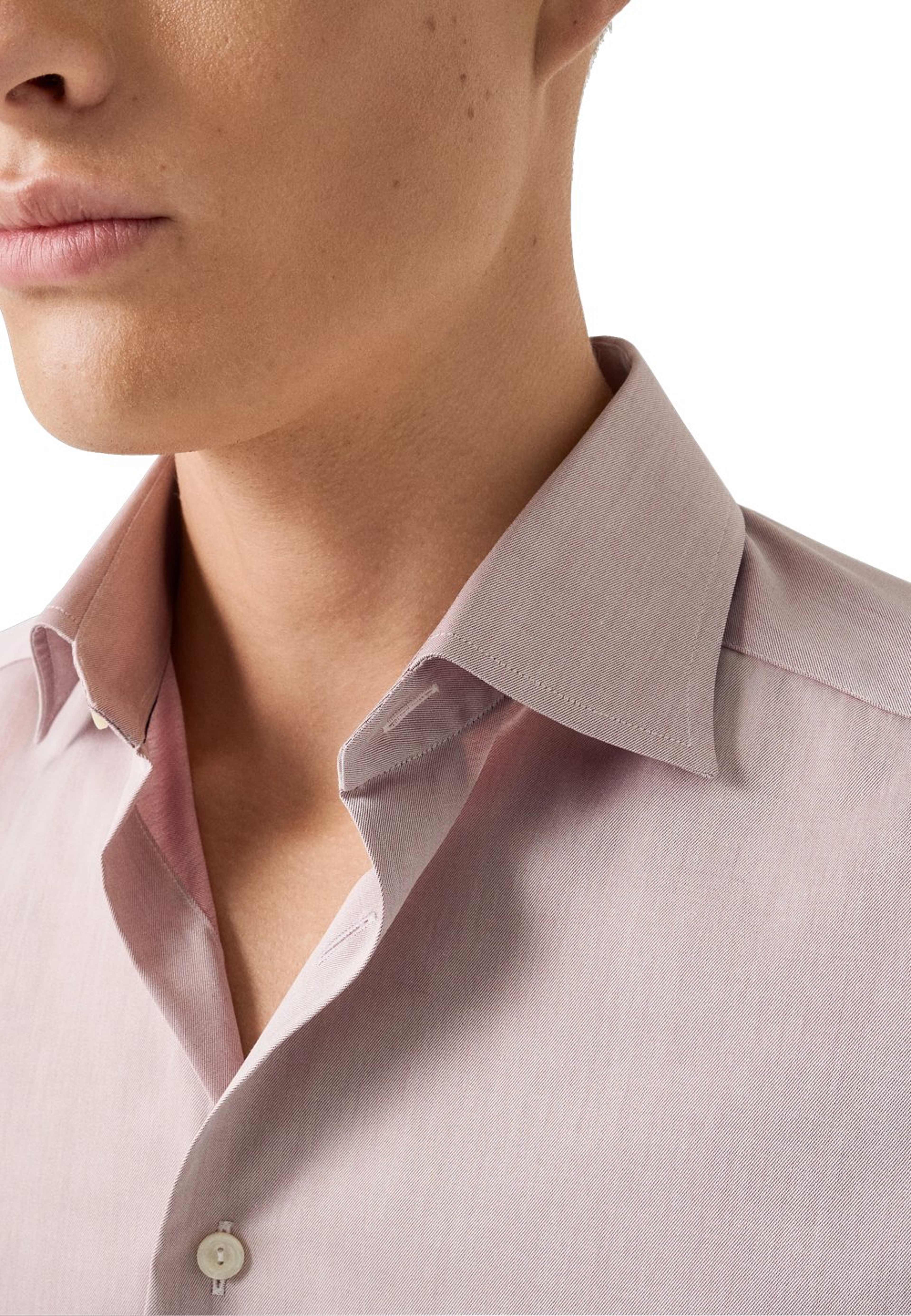 Signature Twill-skjorta Contemporary Fit, från Eton, i färgen orange. Klicka för att öppna bilden i stort format