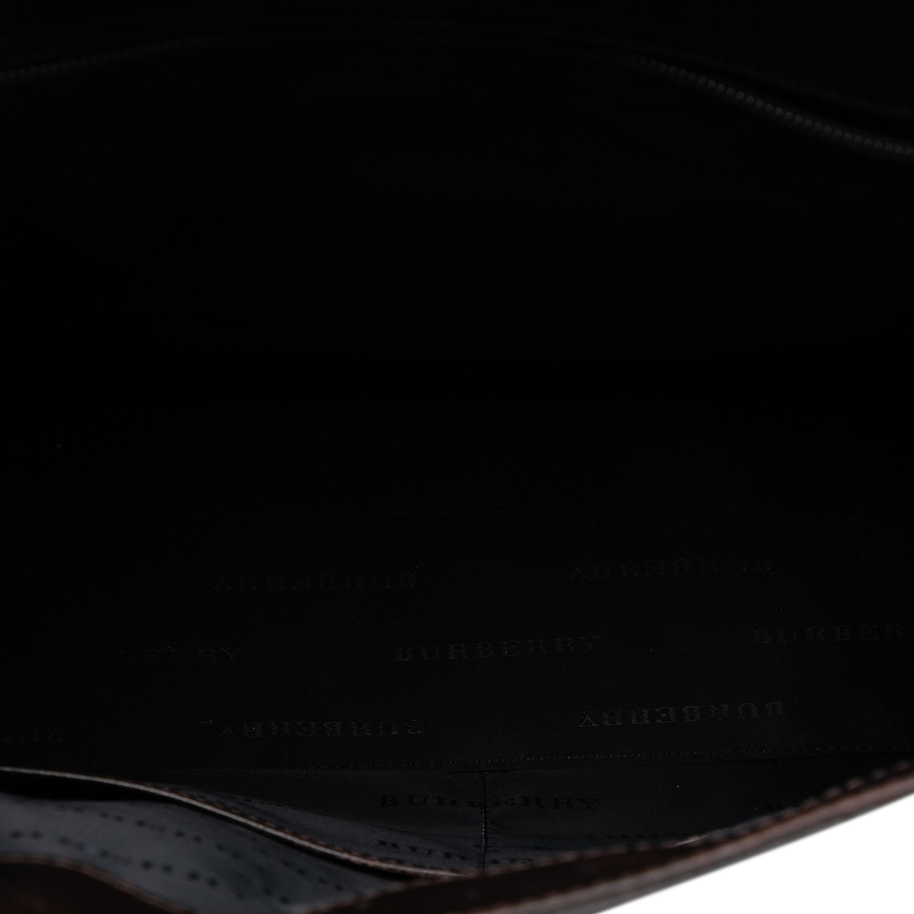 Burberry House Check Canvas Convertible Tote, från Luxclusif, i färgen beige. Klicka för att öppna bilden i stort format