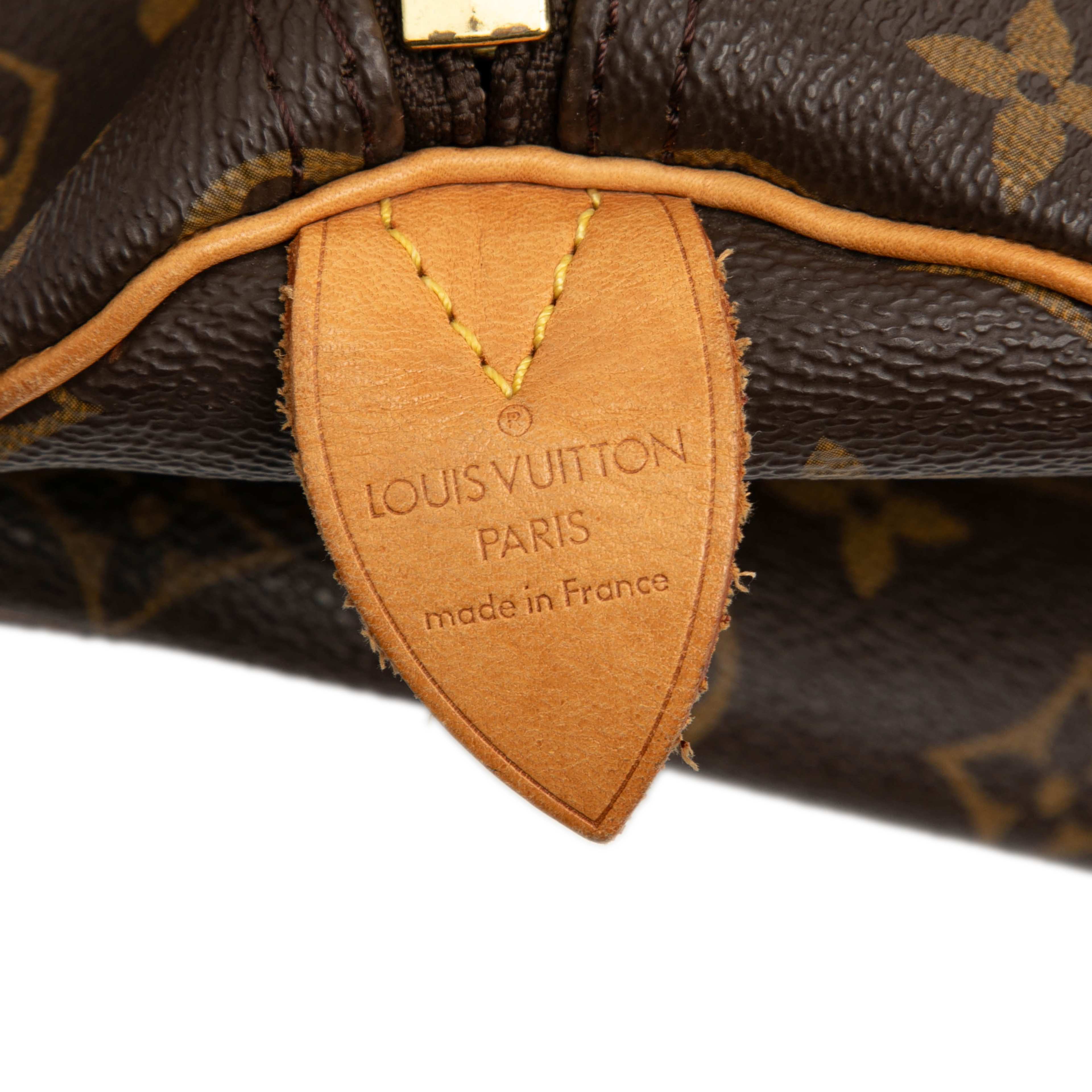 Louis Vuitton Monogram Keepall 45, från Luxclusif, i färgen brown. Klicka för att öppna bilden i stort format