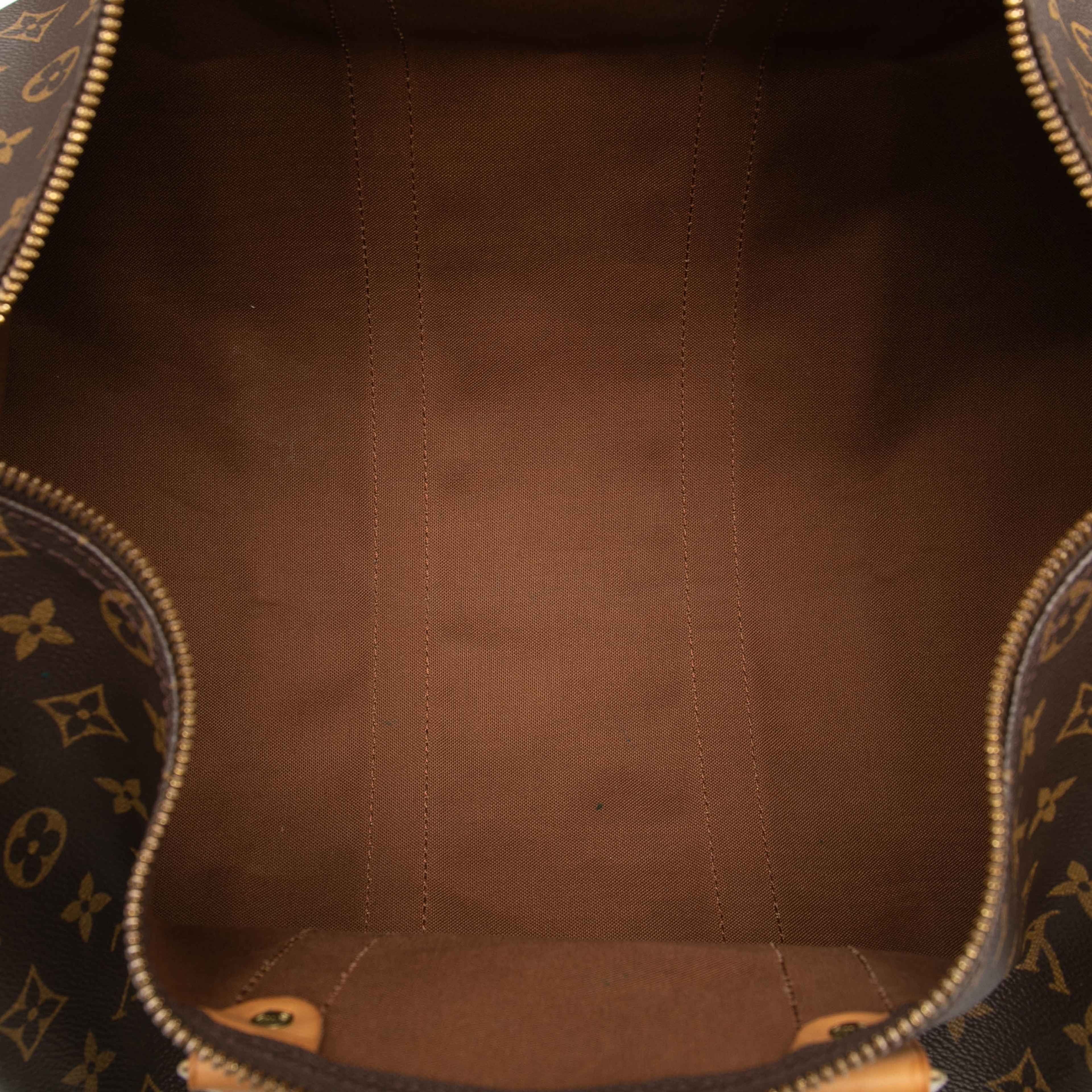 Louis Vuitton Monogram Keepall 45, från Luxclusif, i färgen brown. Klicka för att öppna bilden i stort format