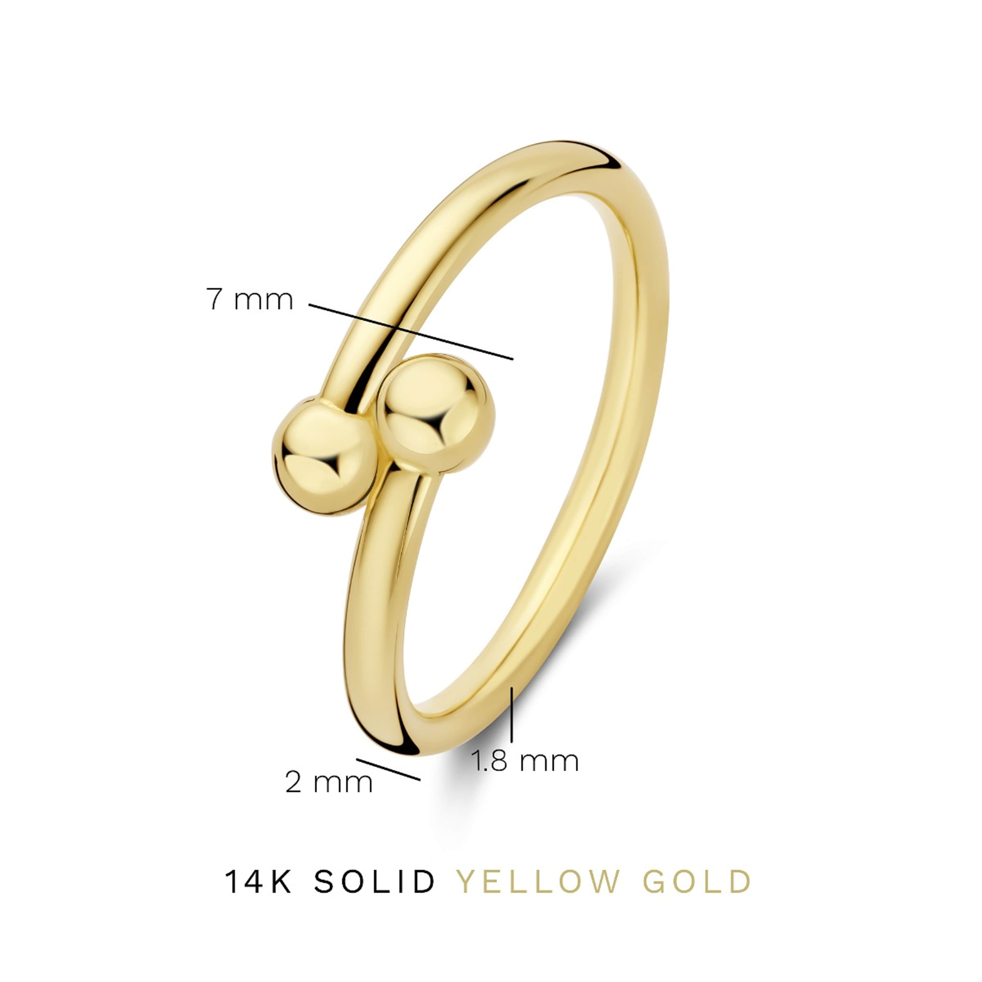 Monceau 14 Karat Guld Ring