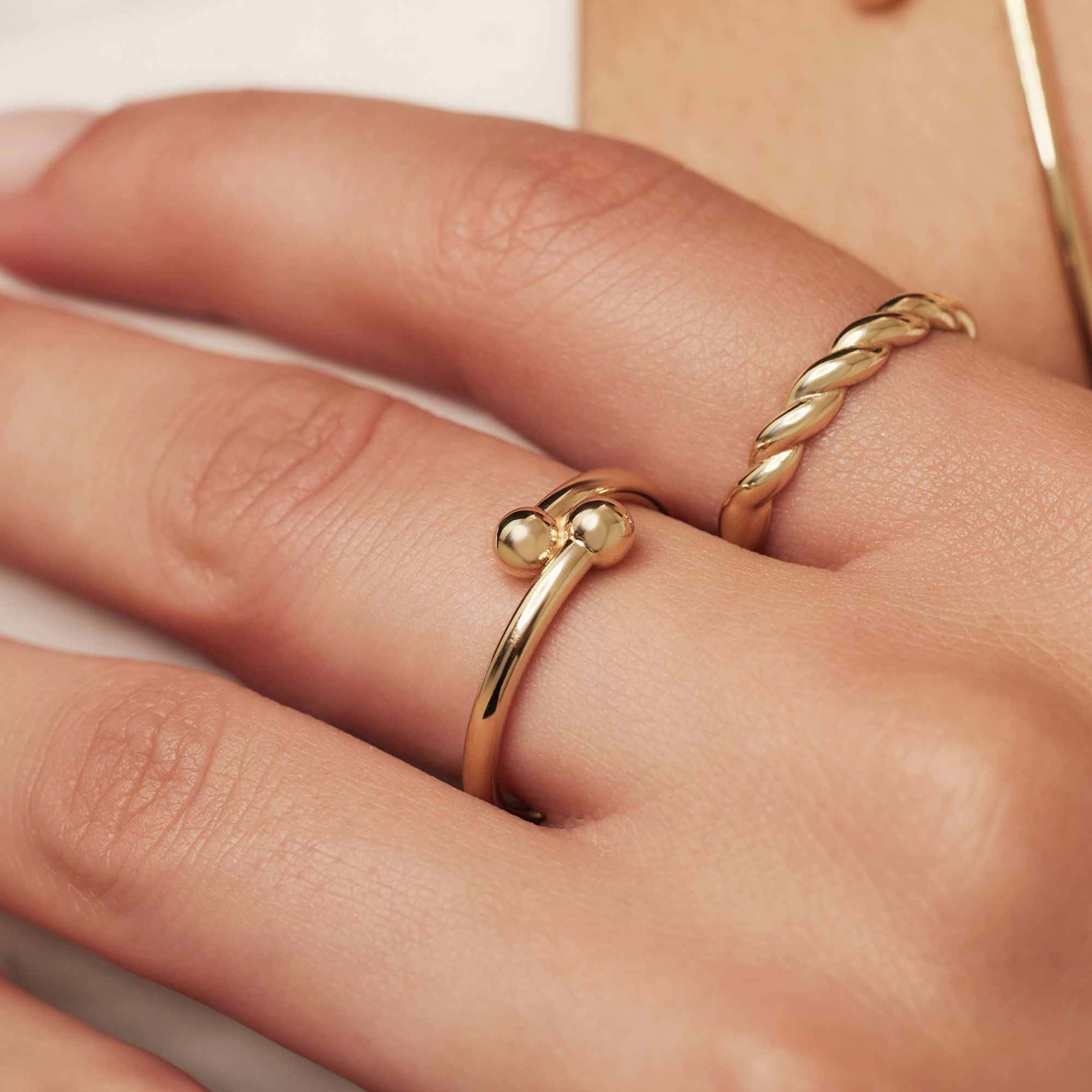 Monceau 14 Karat Guld Ring
