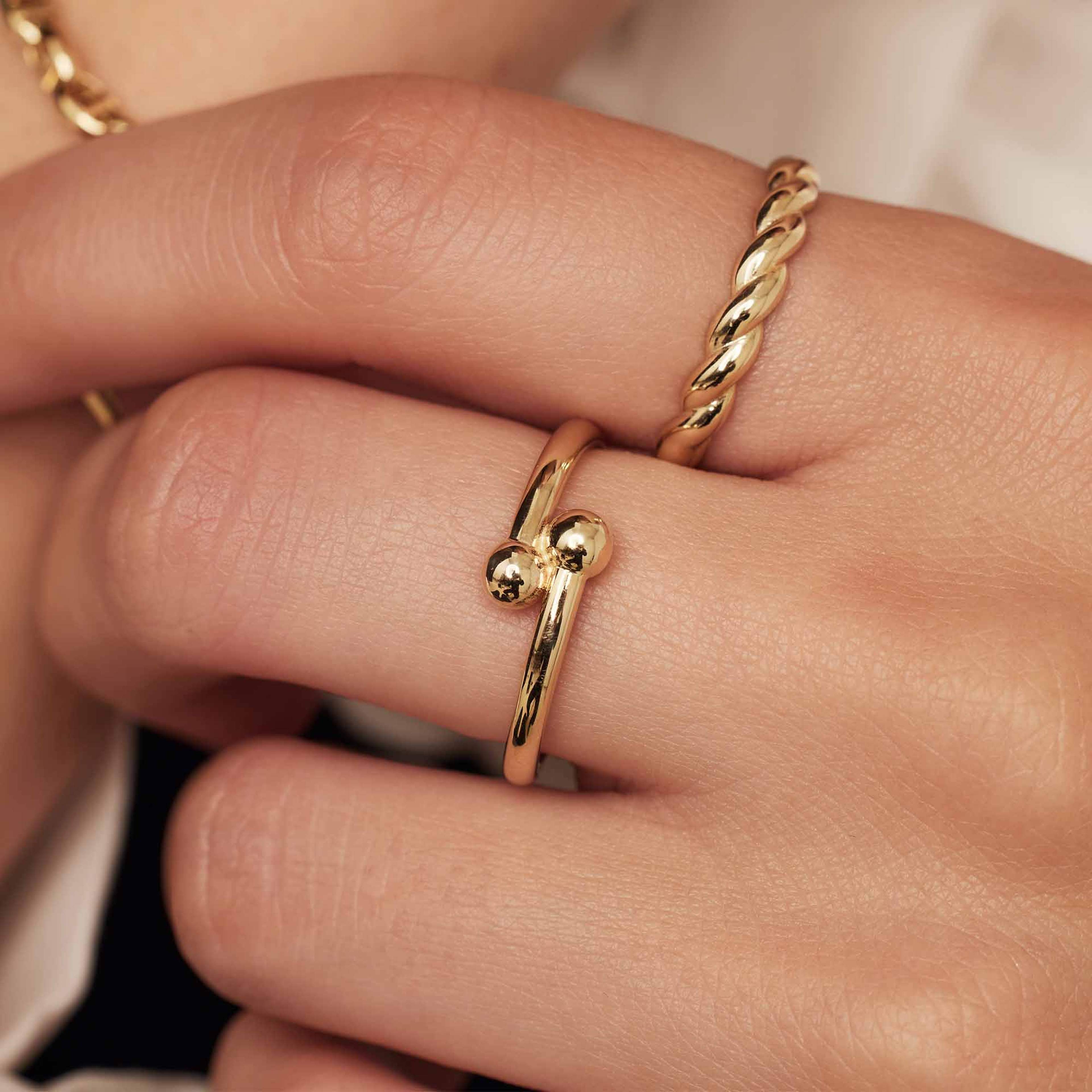Monceau 14 Karat Guld Ring