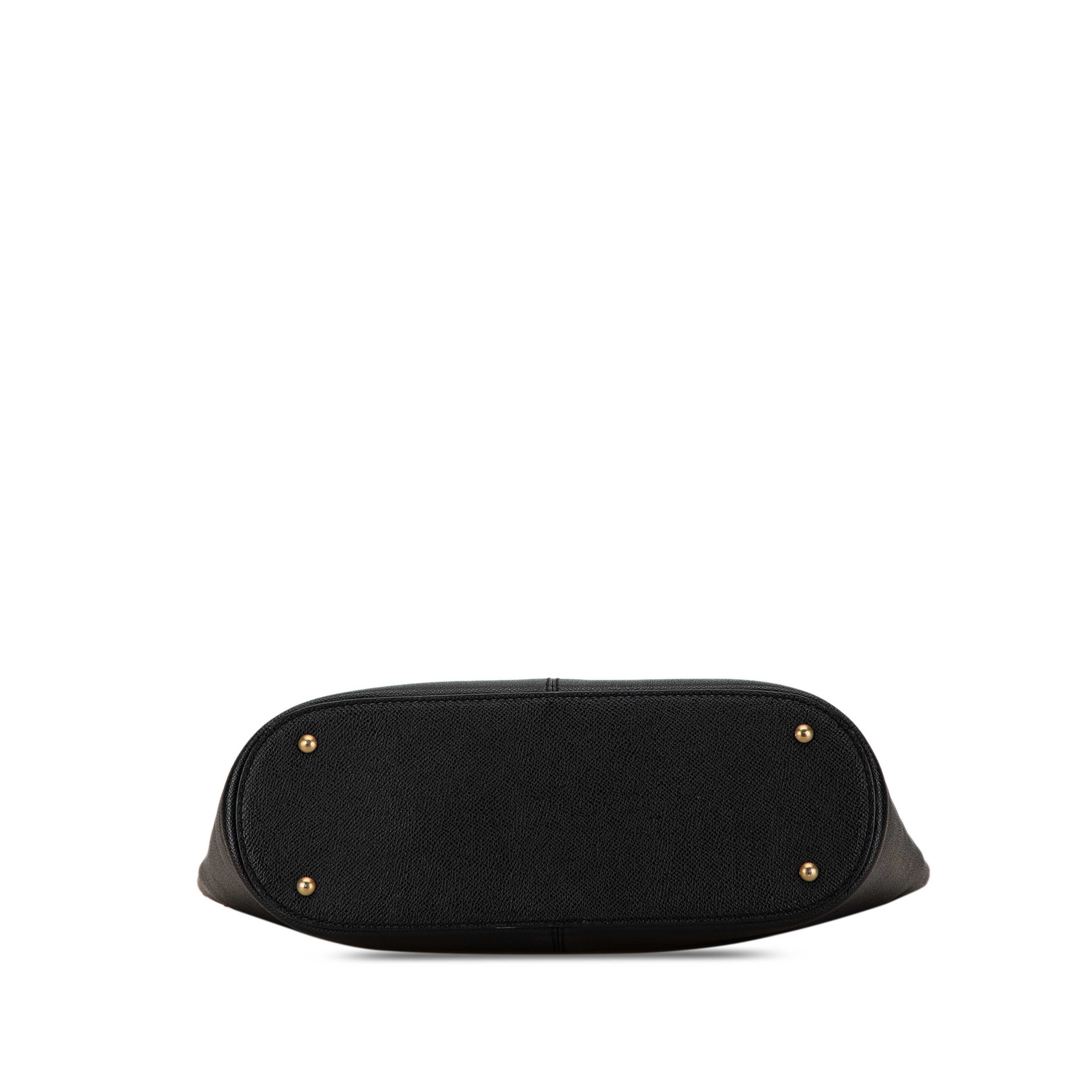 Chanel Caviar Tortoise Top Handle Tote