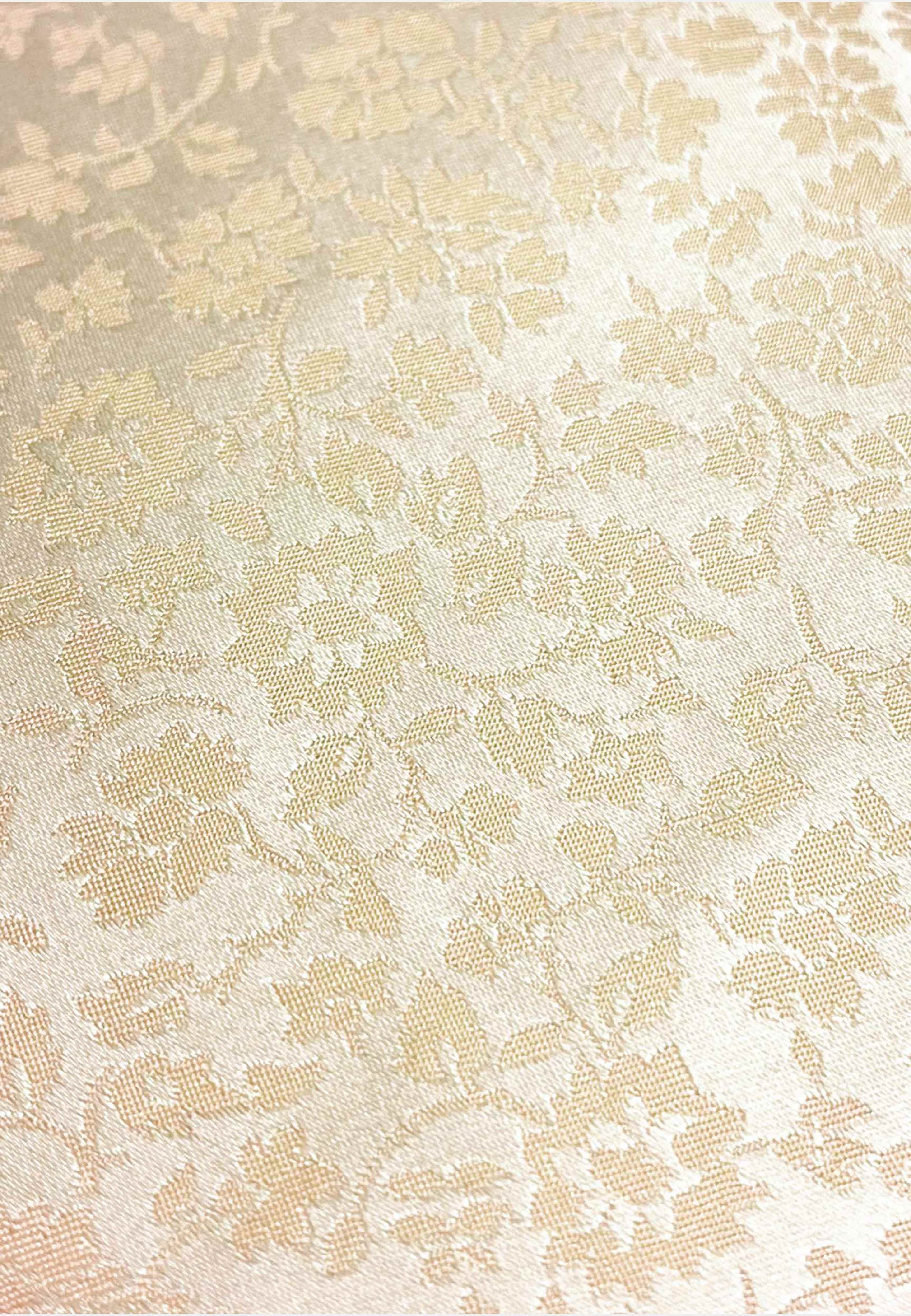 Silk Woven Jaquard Floral Tie, från John Henric, i färgen light yellow. Klicka för att öppna bilden i stort format