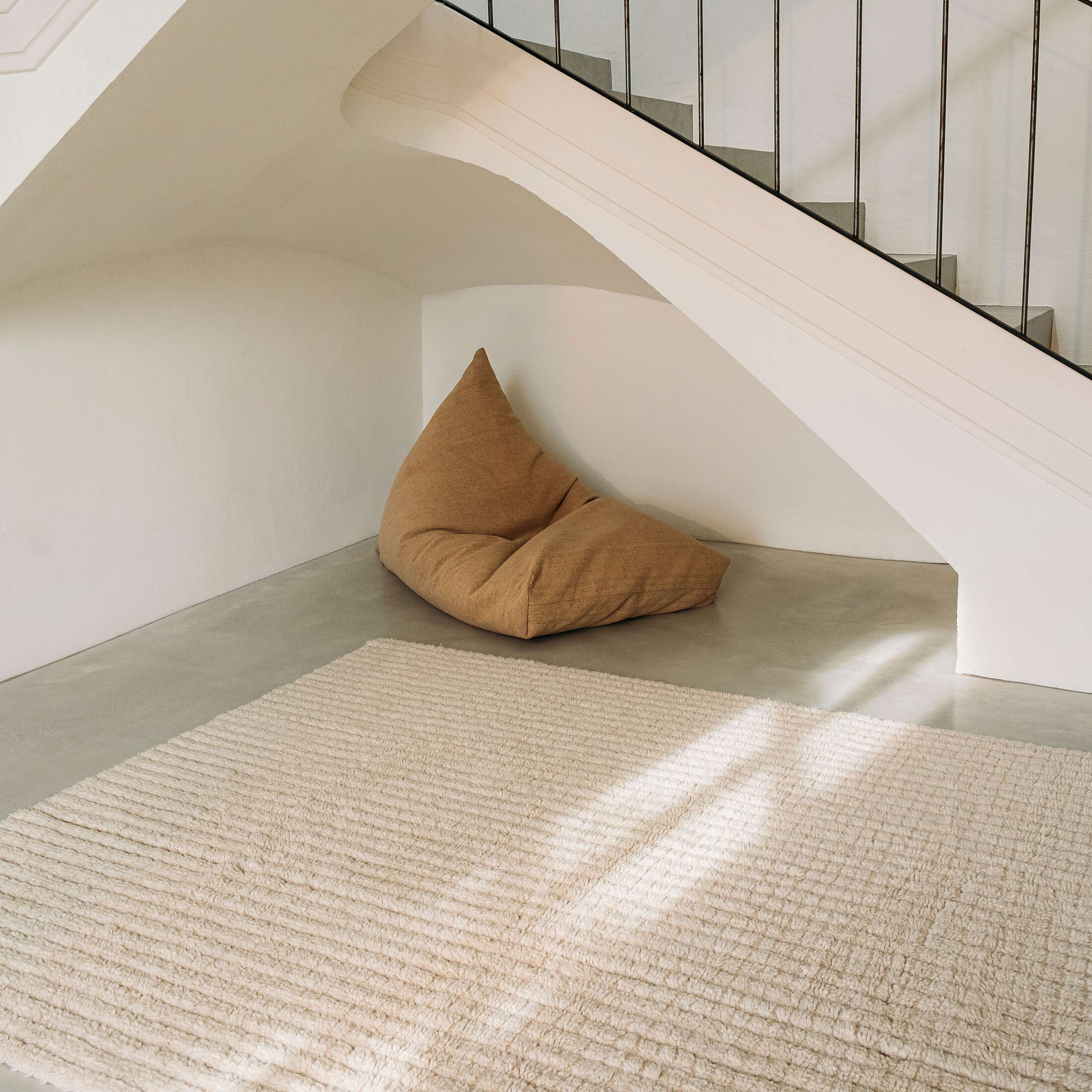 Ullmattanät, från LORENA CANALS, i färgen naturlig duk, naturlig, snäckskal. Klicka för att öppna bilden i stort format