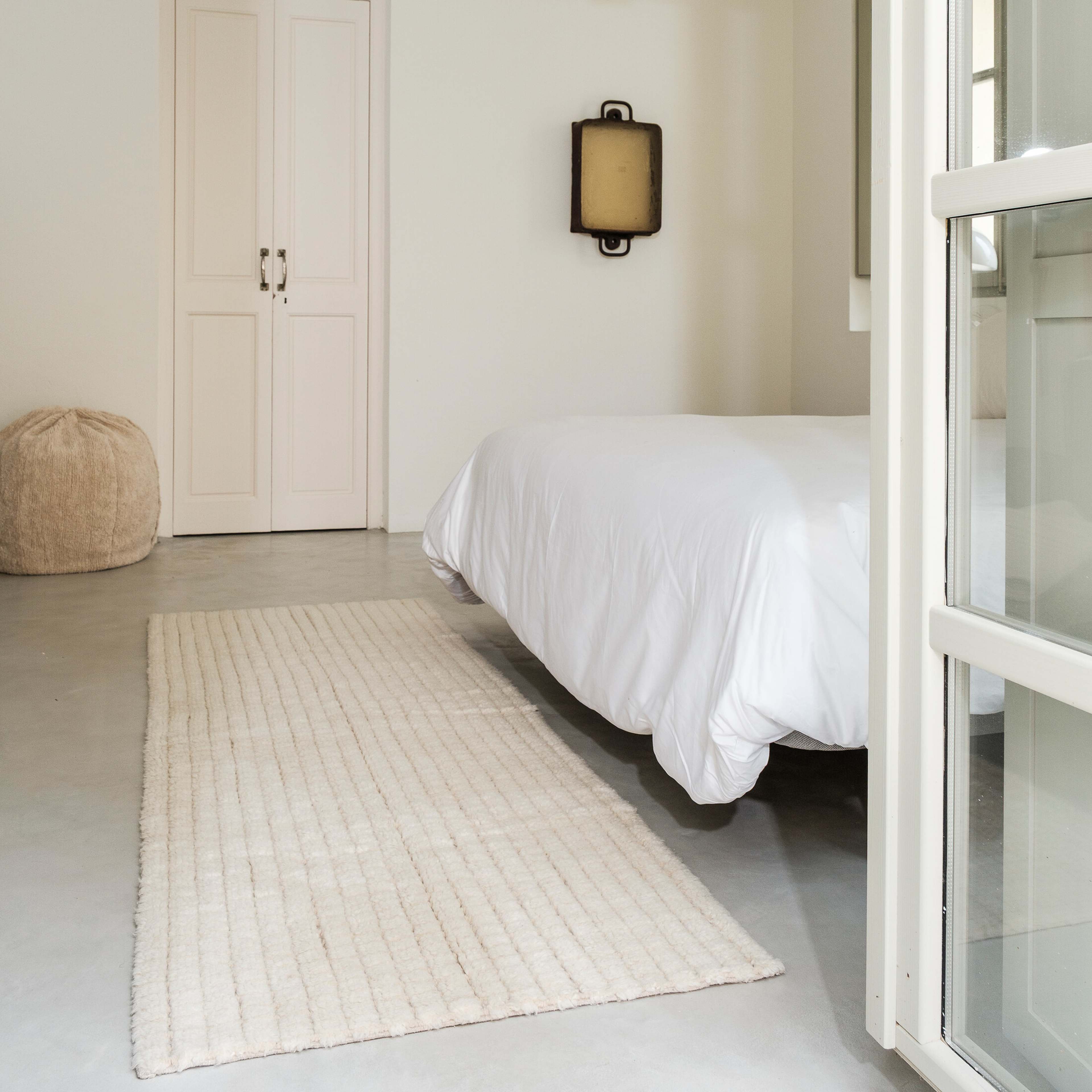 Ullmattanät, från LORENA CANALS, i färgen naturlig duk, naturlig, snäckskal. Klicka för att öppna bilden i stort format