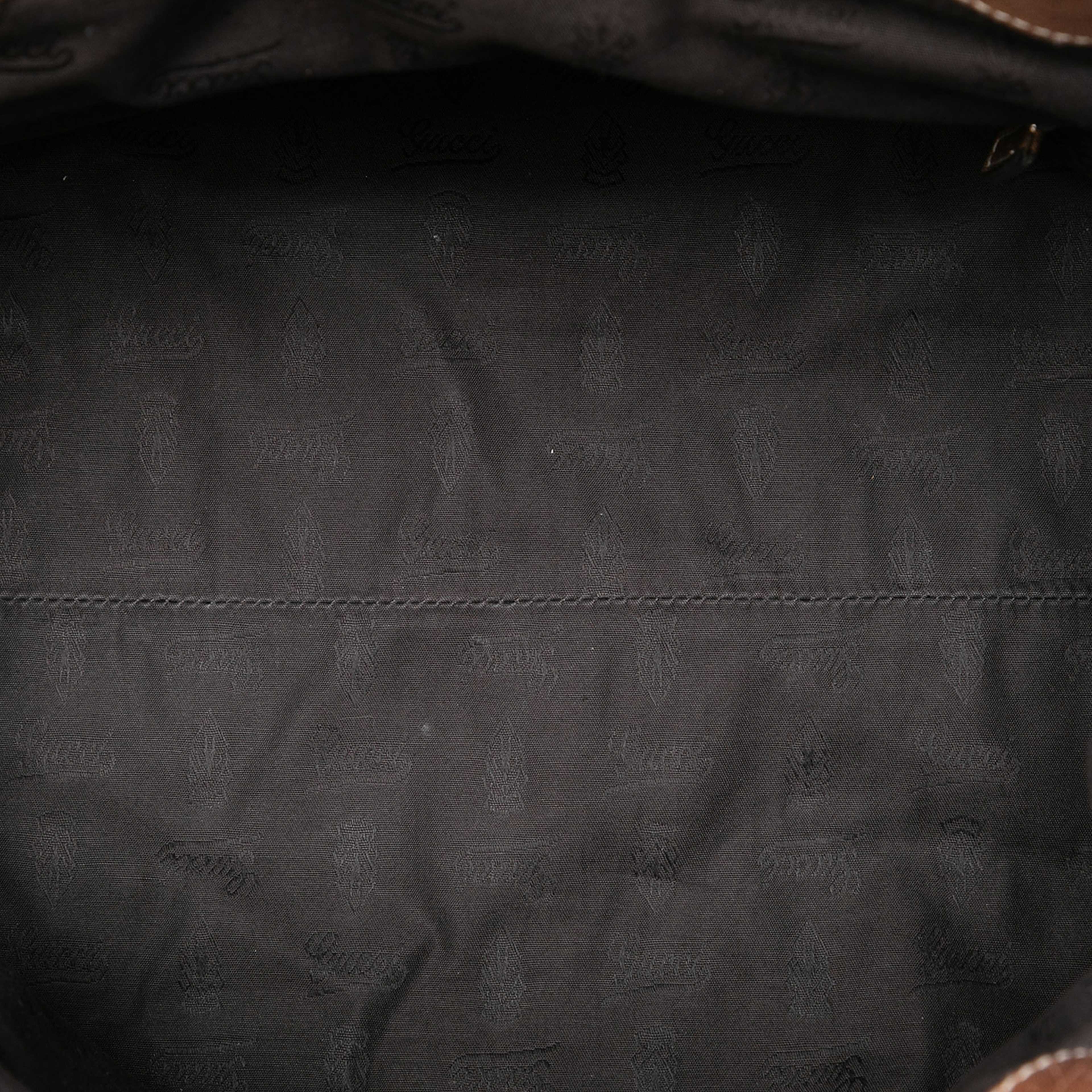 Gucci Guccissima Sukey Satchel, från Luxclusif, i färgen bronze. Klicka för att öppna bilden i stort format