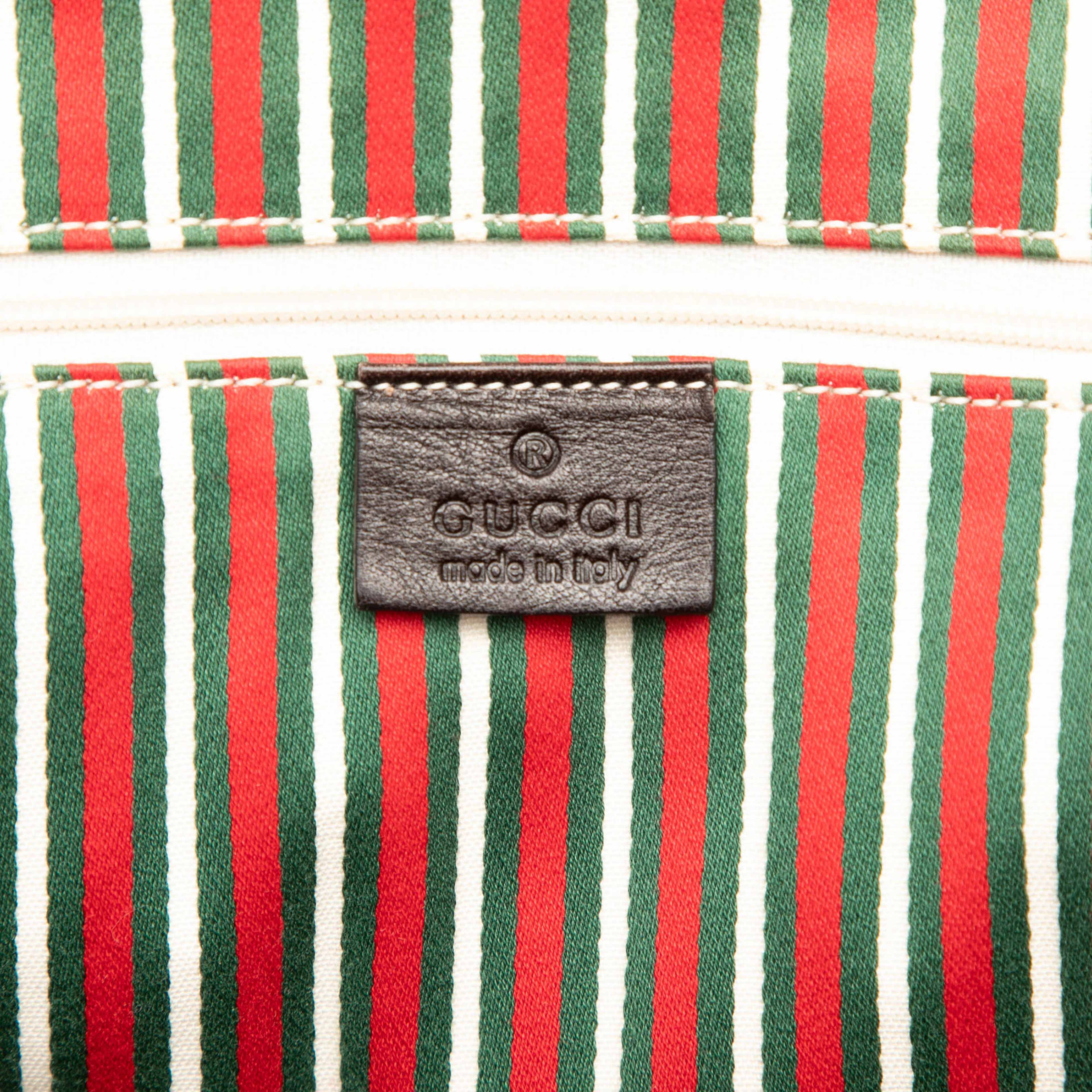 Gucci Large Gg Canvas New Britt Tote, från Luxclusif, i färgen beige. Klicka för att öppna bilden i stort format