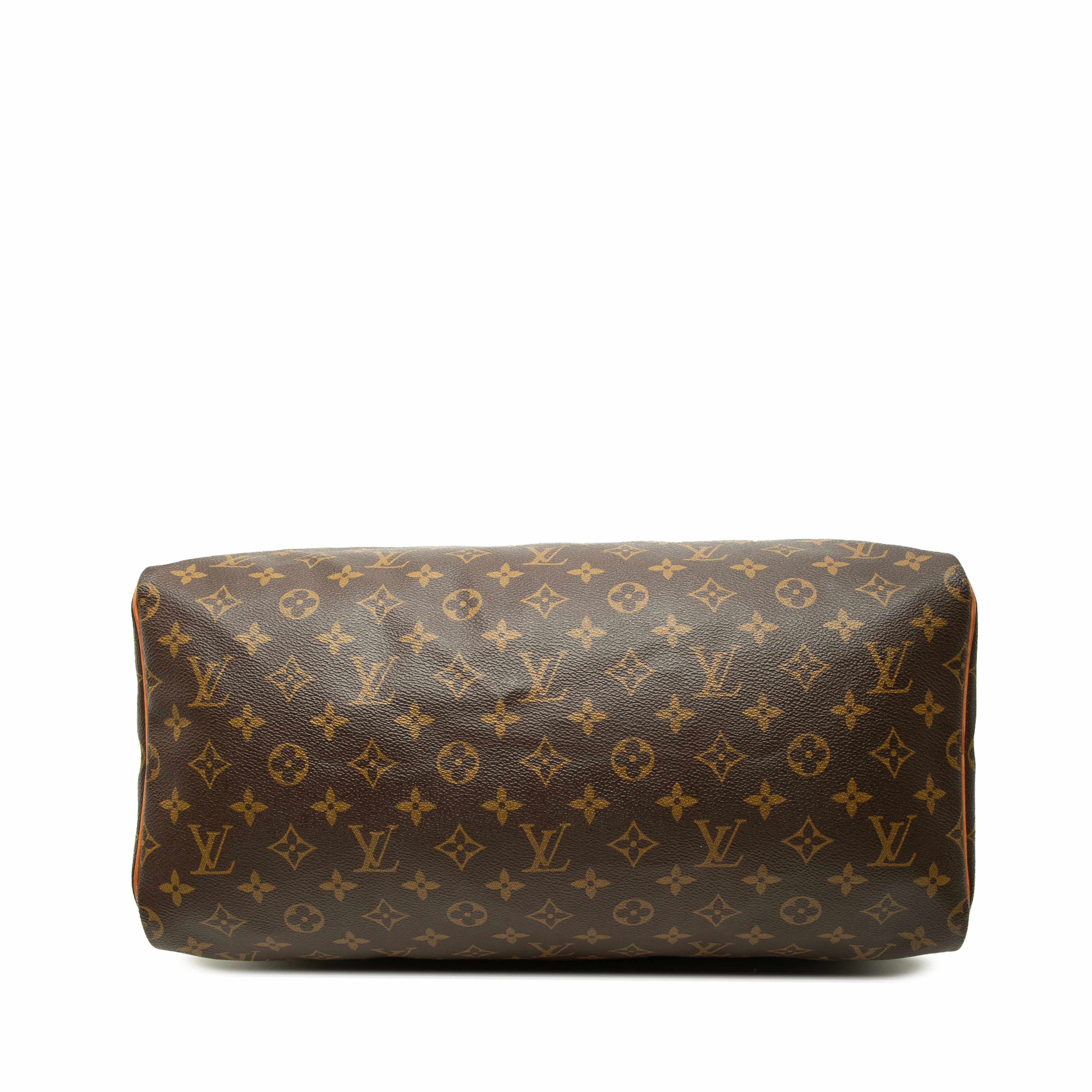 Louis Vuitton Monogram Speedy 40, från Luxclusif, i färgen brun. Klicka för att öppna bilden i stort format