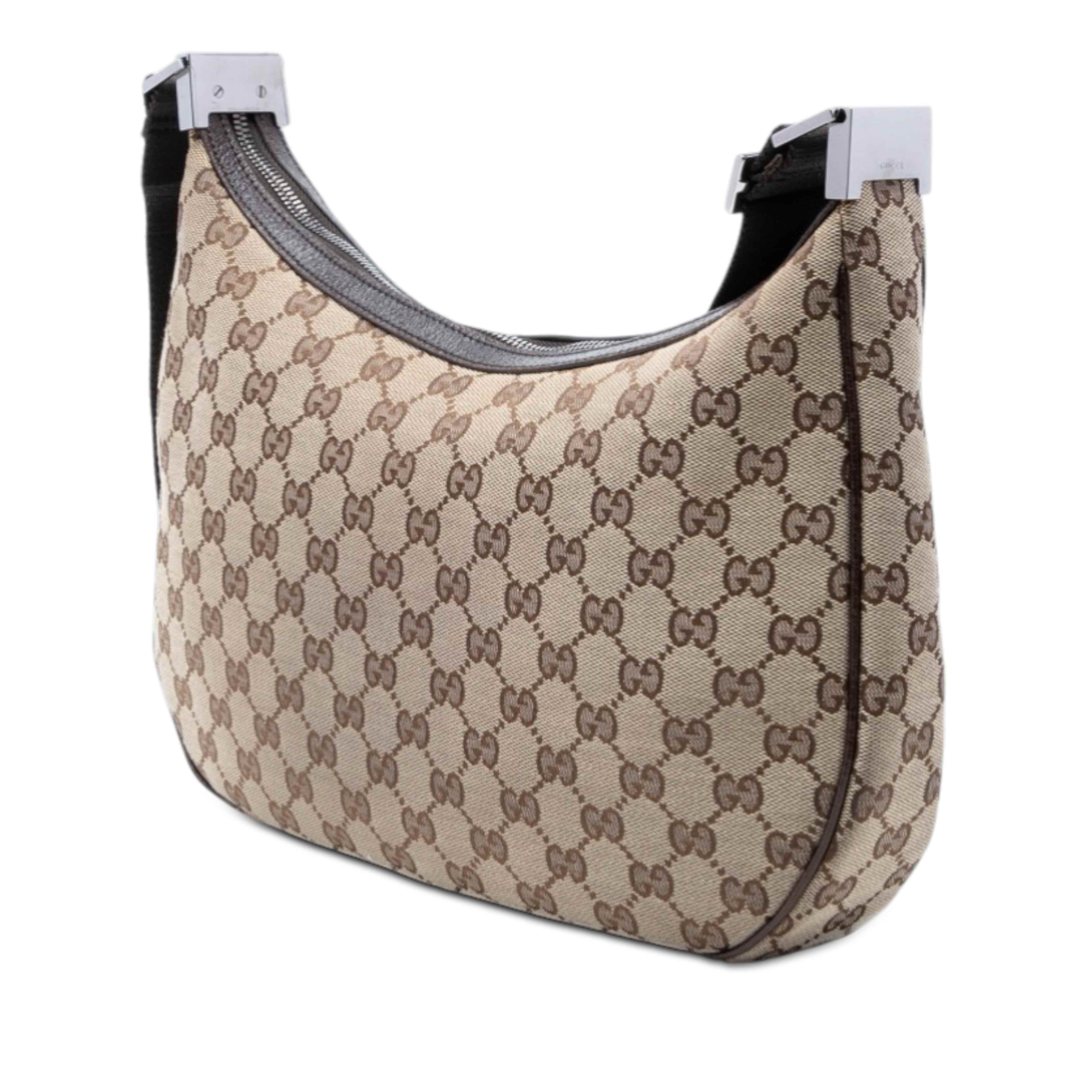 Gucci Gg Canvas Crossbody, från Luxclusif, i färgen beige. Klicka för att öppna bilden i stort format
