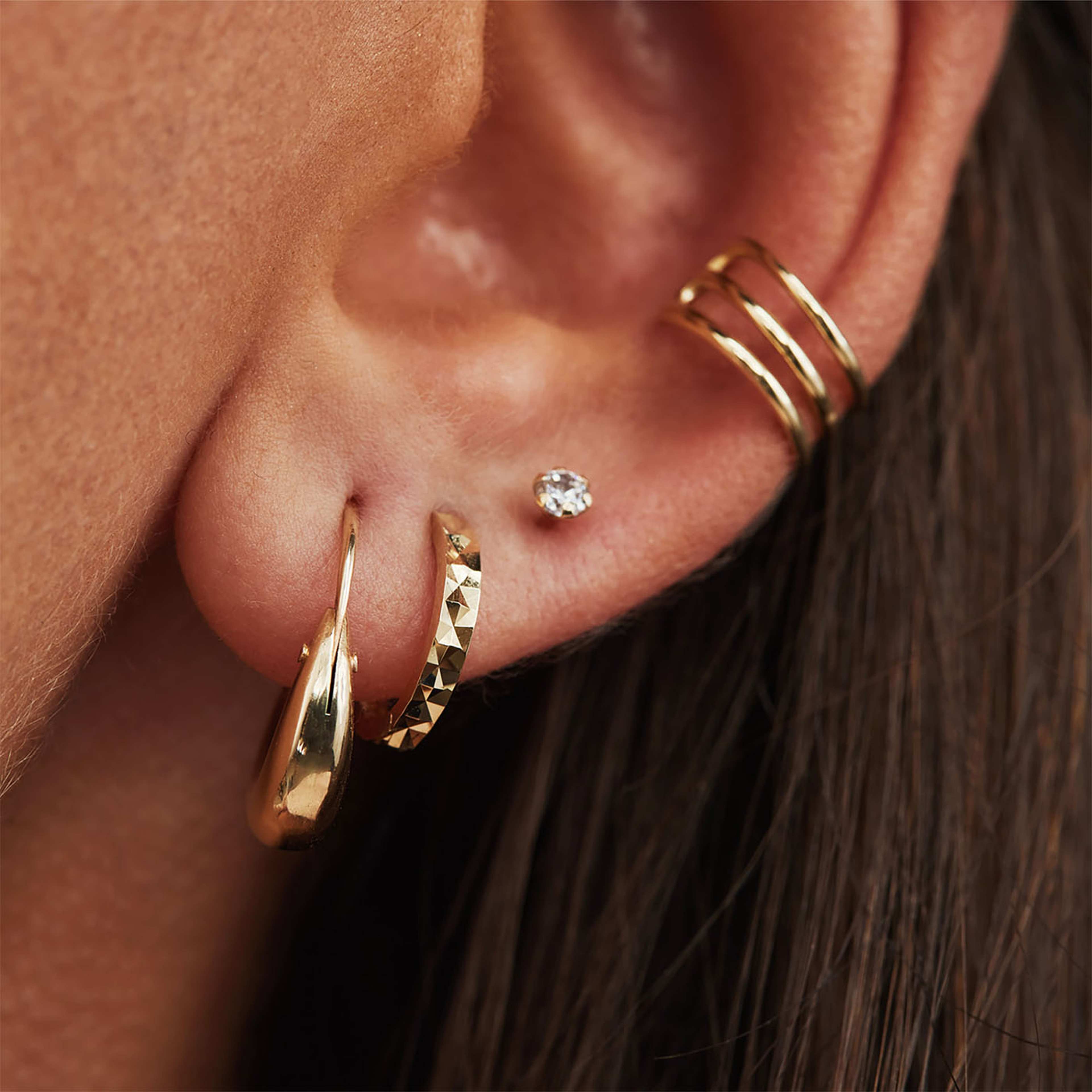 Isabel Bernard 14 Karat Gold Hoop Earrings