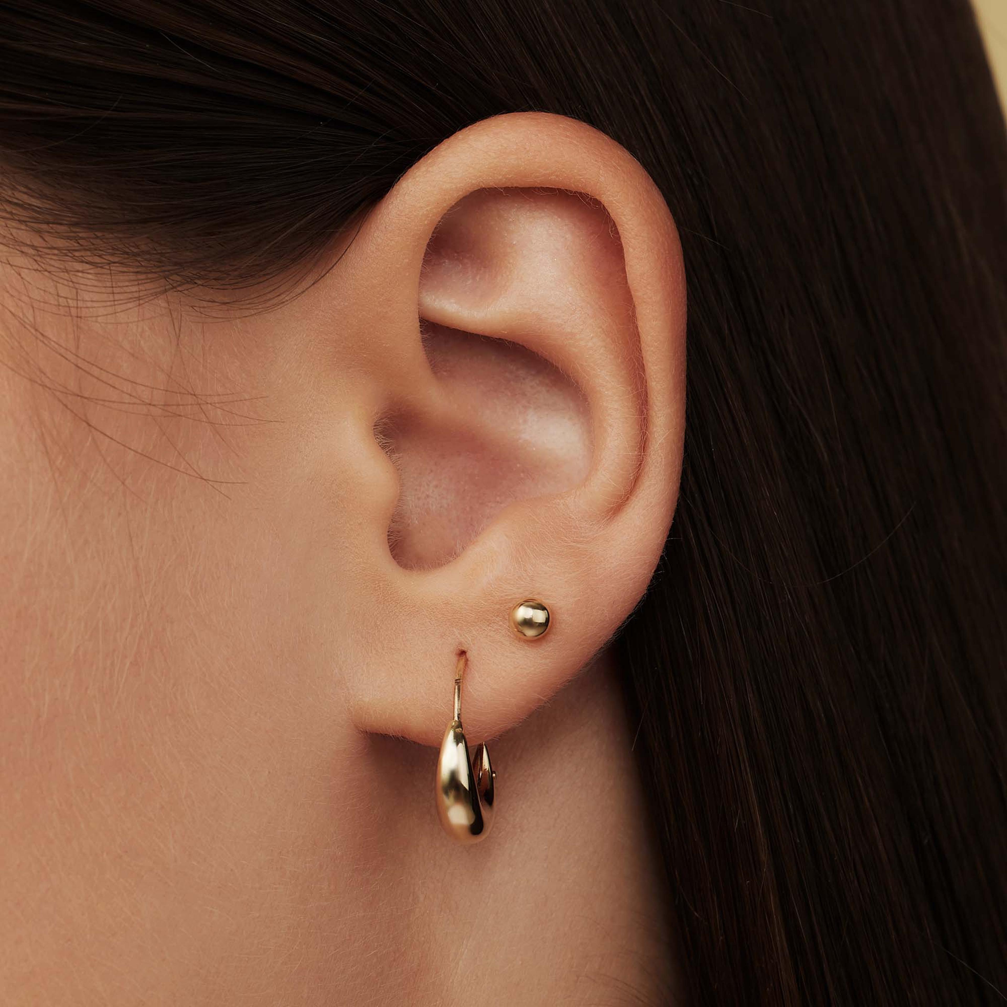 Isabel Bernard 14 Karat Gold Hoop Earrings