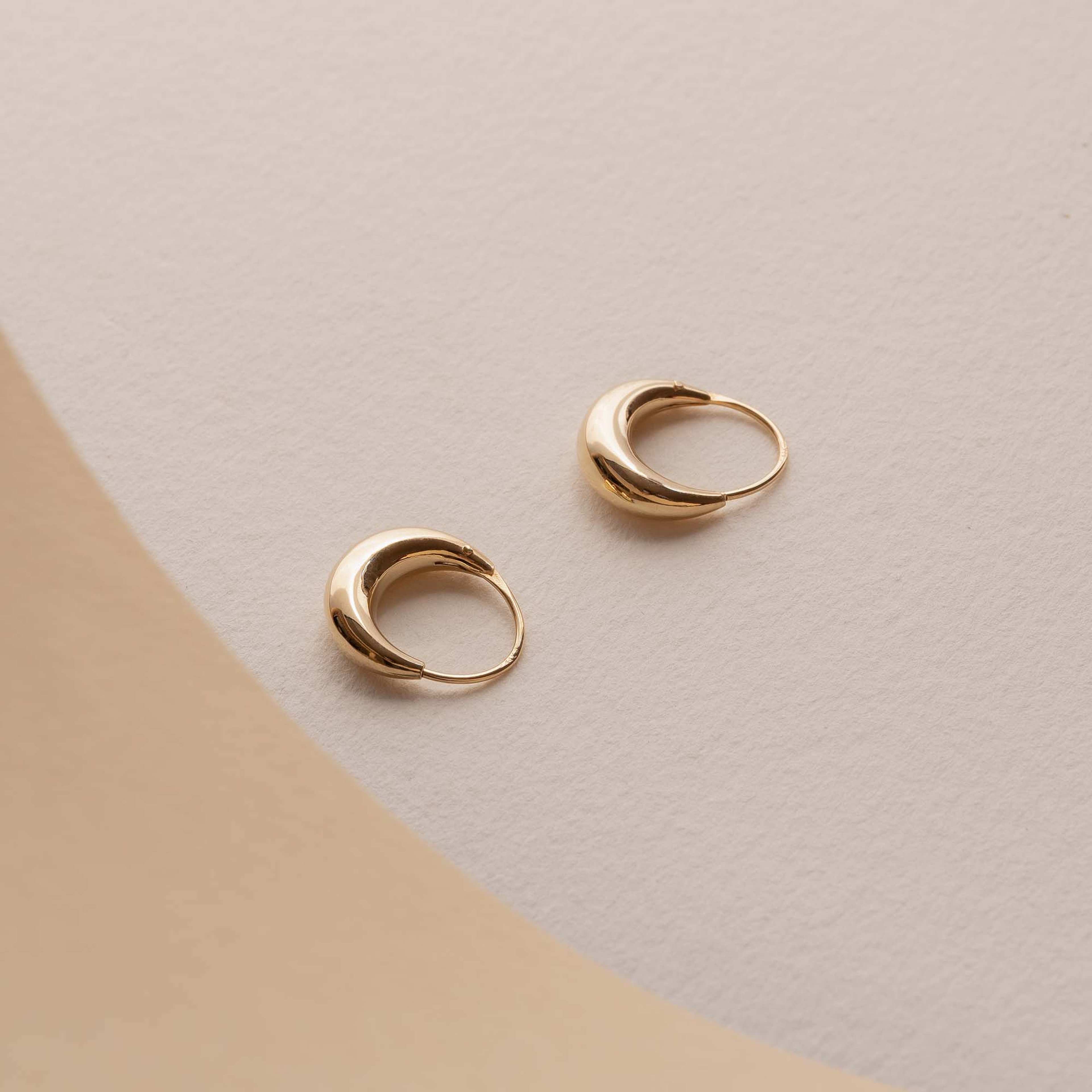 Isabel Bernard 14 Karat Gold Hoop Earrings