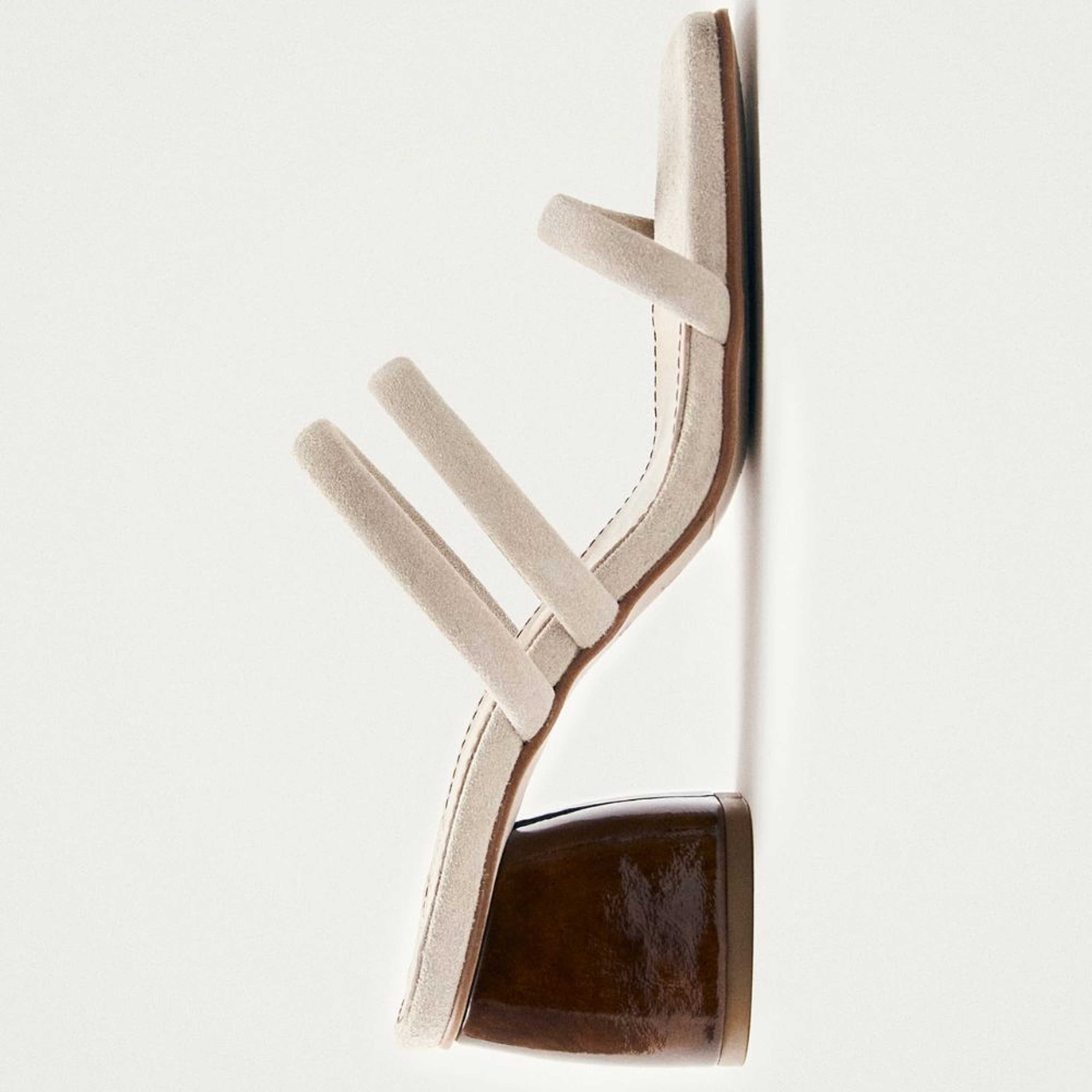 Indiana Stone Beige Leather Sandals