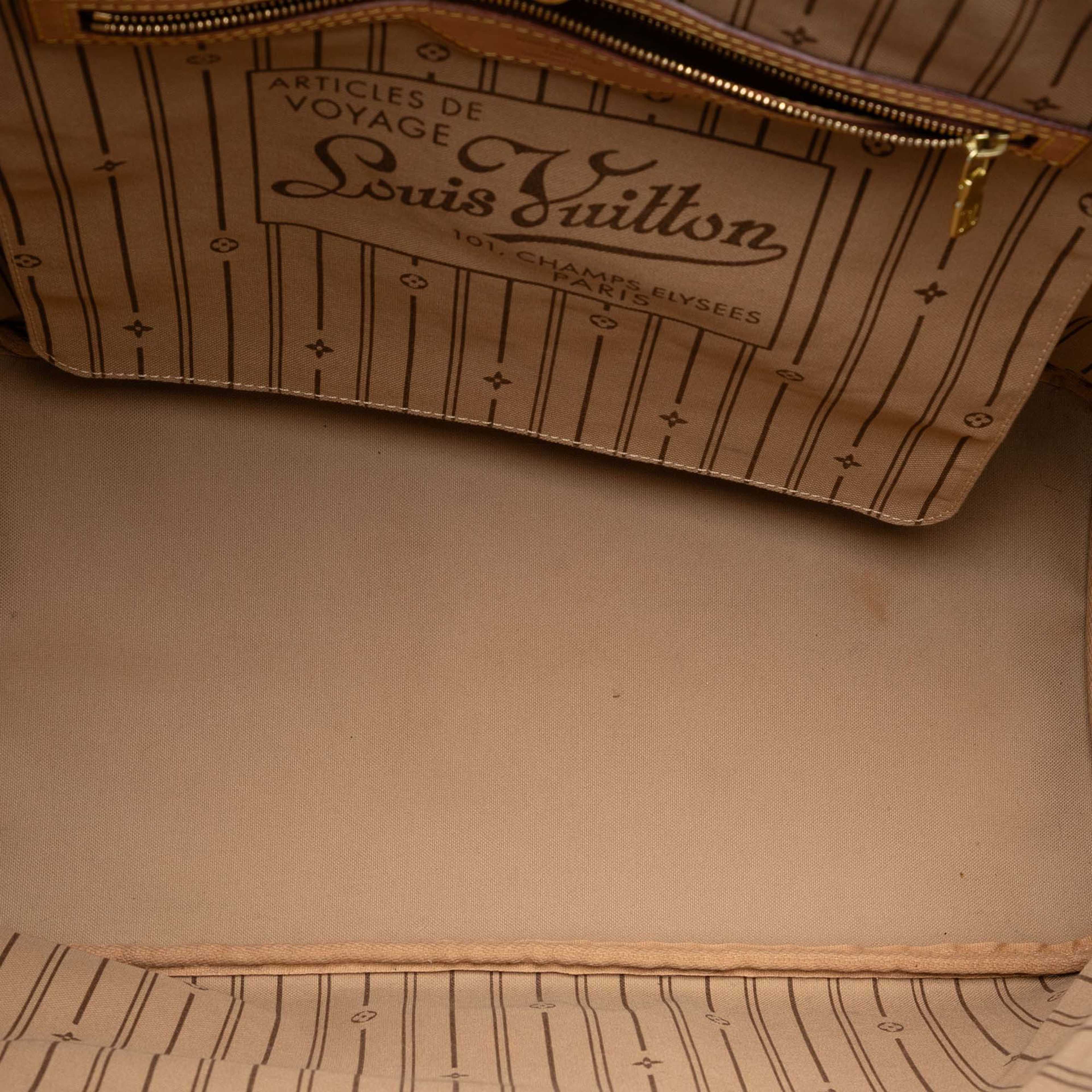 Louis Vuitton Monogram Neverfull Gm, från Luxclusif, i färgen brown. Klicka för att öppna bilden i stort format