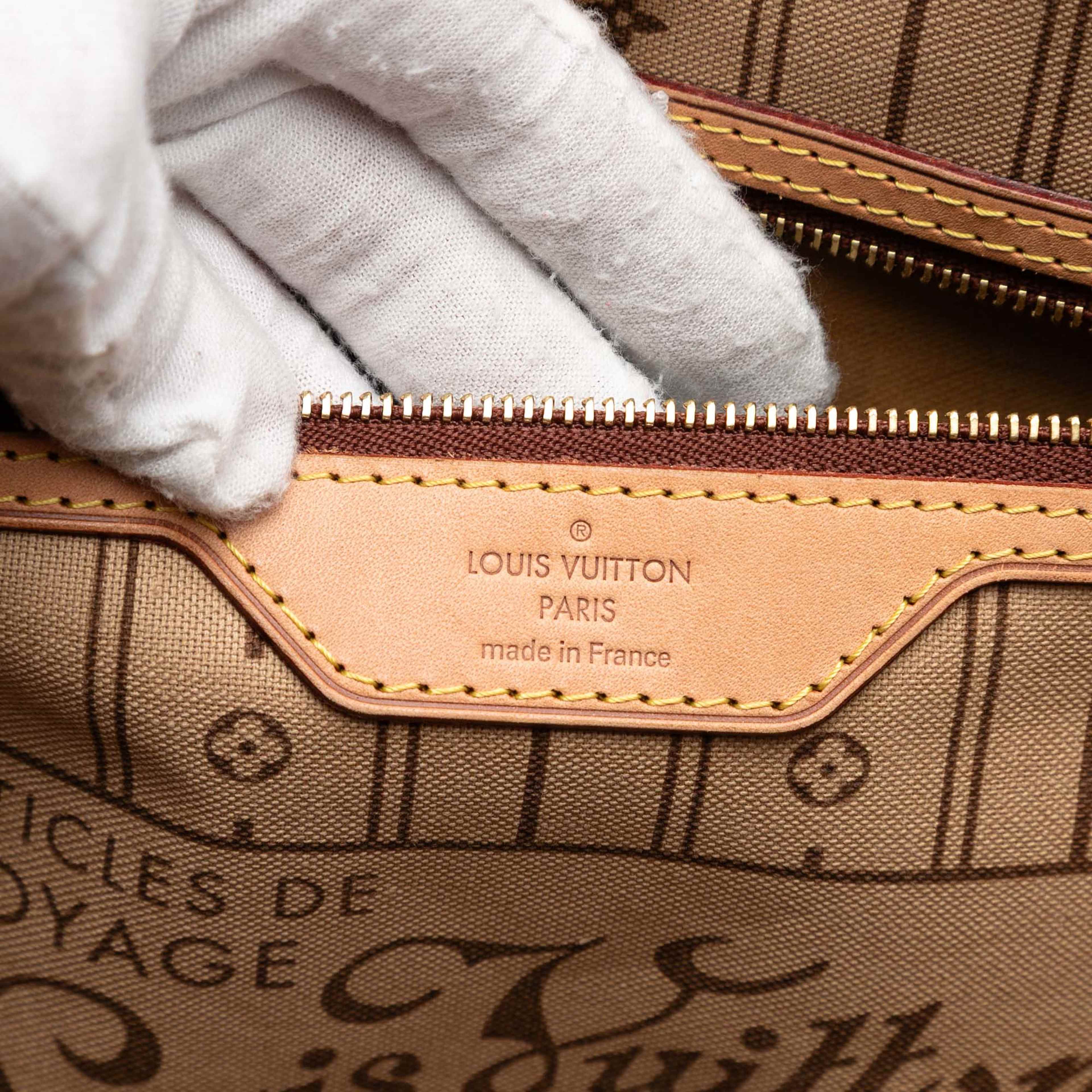 Louis Vuitton Monogram Neverfull Gm, från Luxclusif, i färgen brown. Klicka för att öppna bilden i stort format