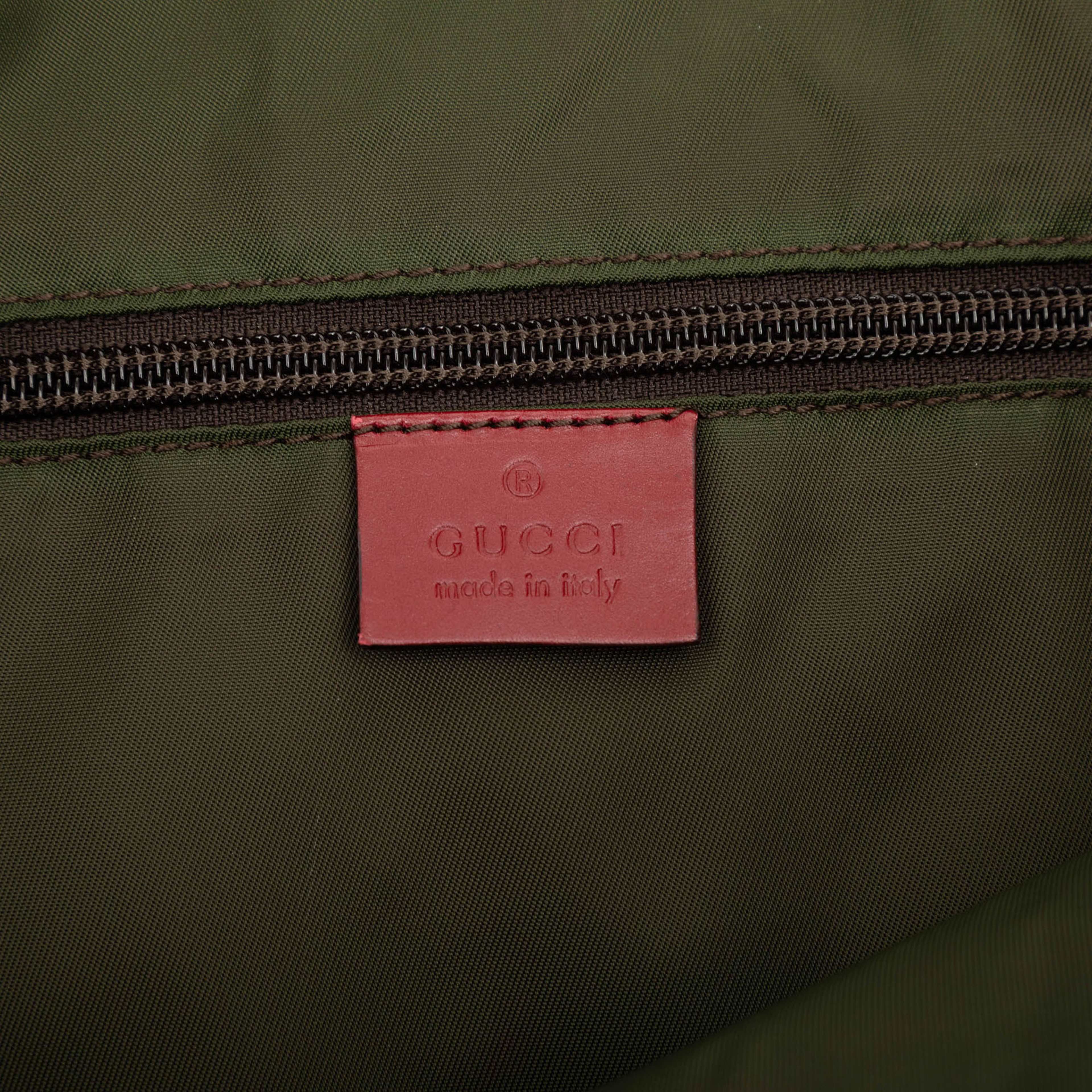 Gucci Gg Canvas Web Tote, från Luxclusif, i färgen beige. Klicka för att öppna bilden i stort format
