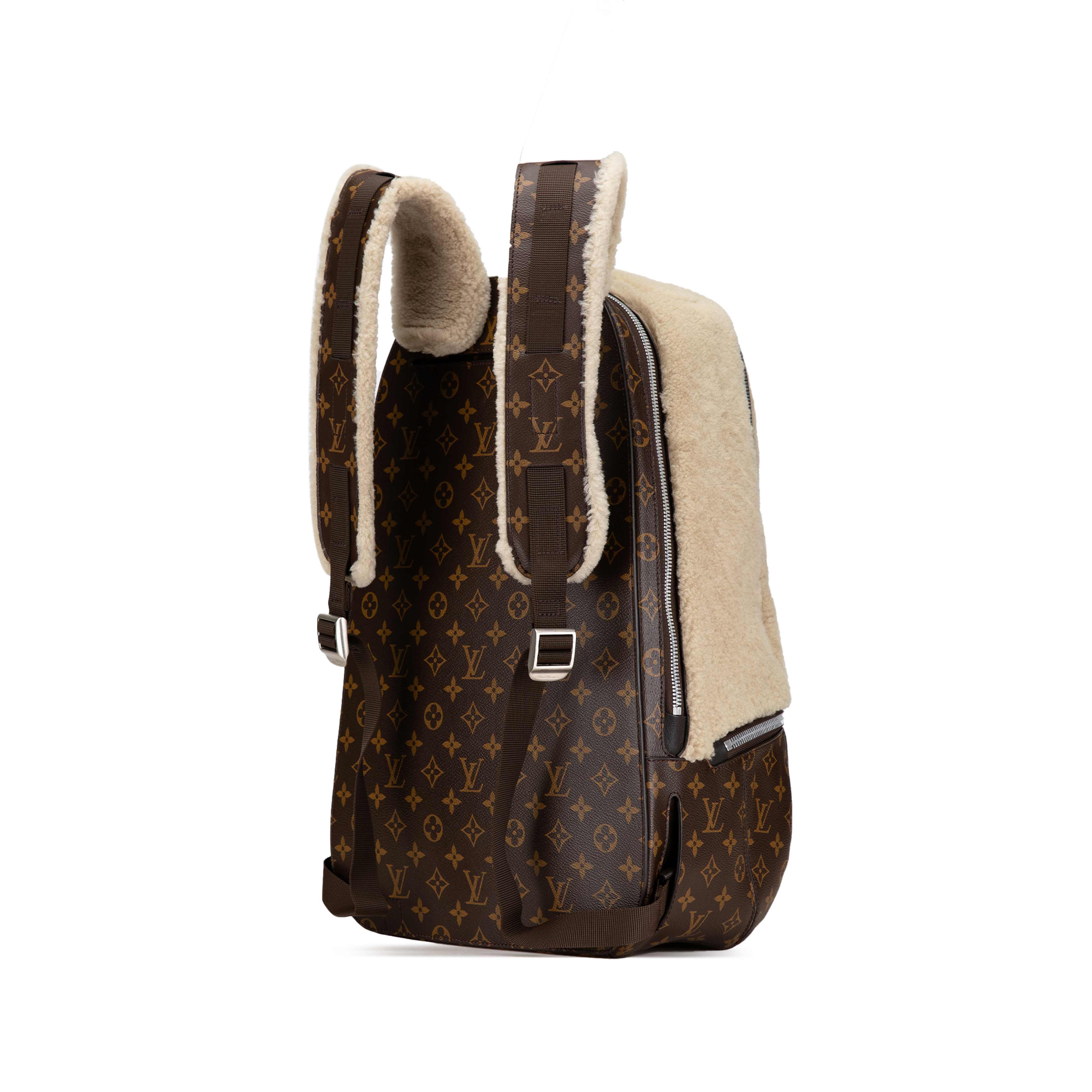 Louis Vuitton Marc Newson Monogram Shearling Backpack