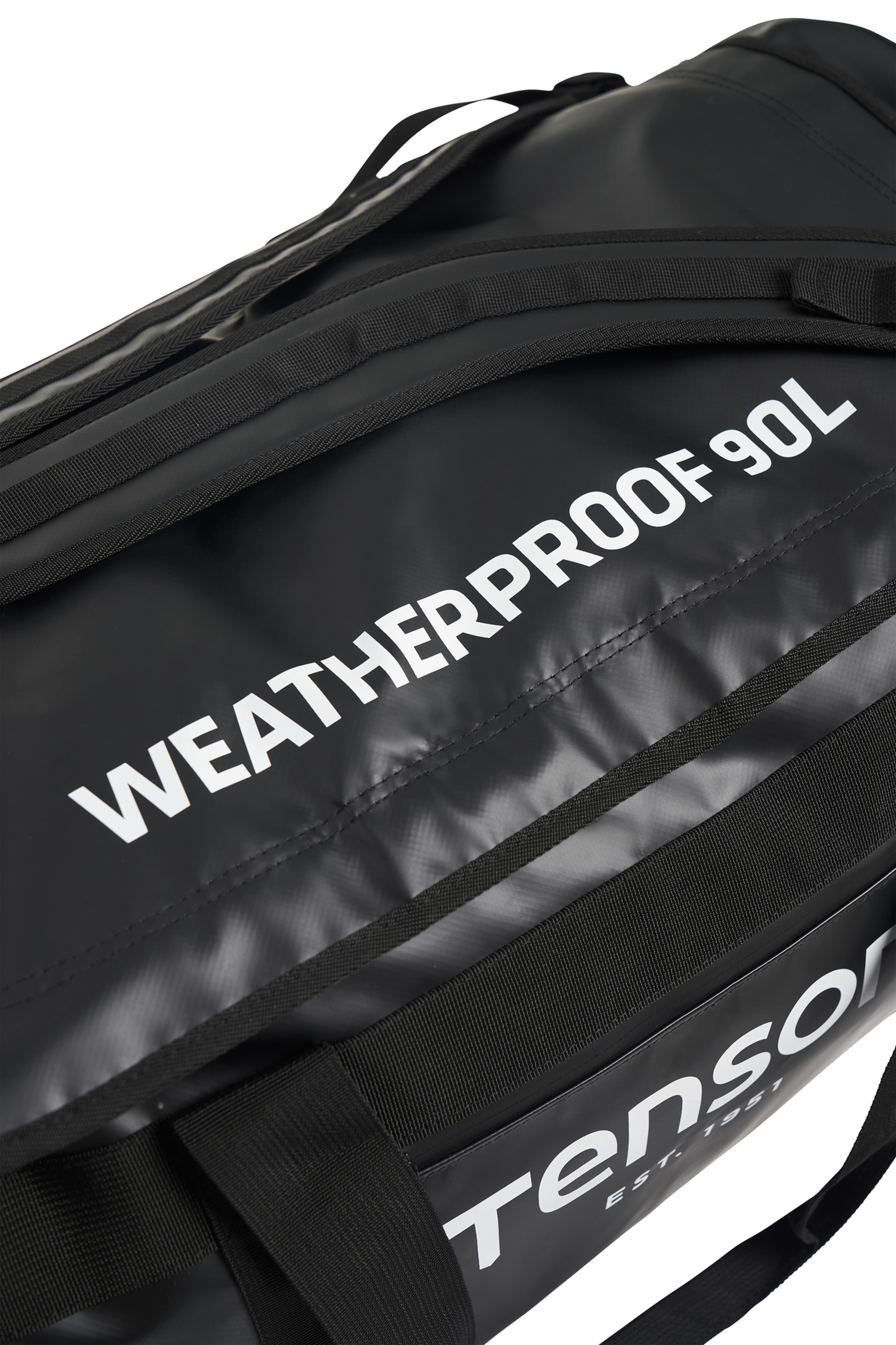 Weatherproof Duffel 90l, från Tenson, i färgen svart. Klicka för att öppna bilden i stort format