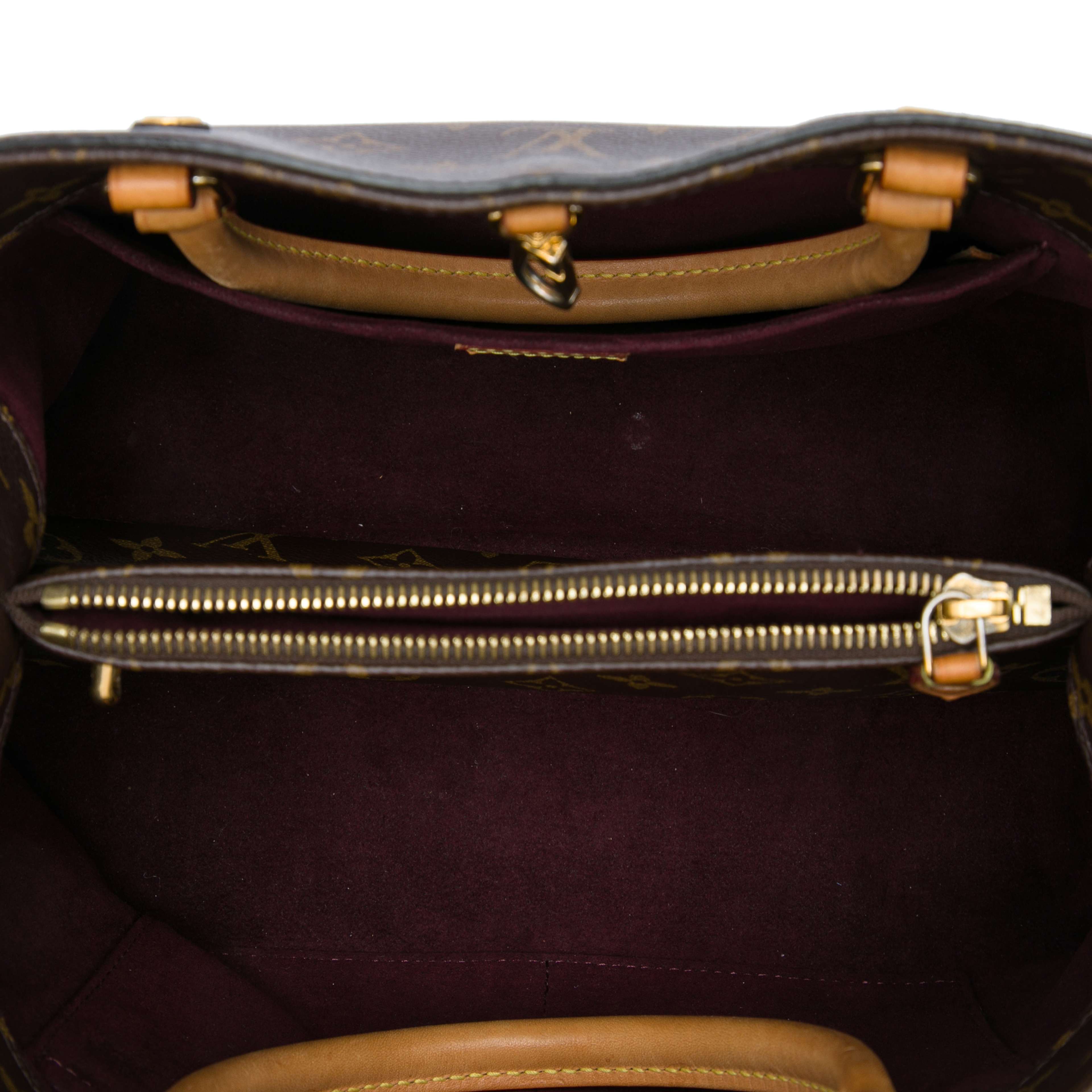 Louis Vuitton Monogram Montaigne Mm, från Luxclusif, i färgen brun. Klicka för att öppna bilden i stort format