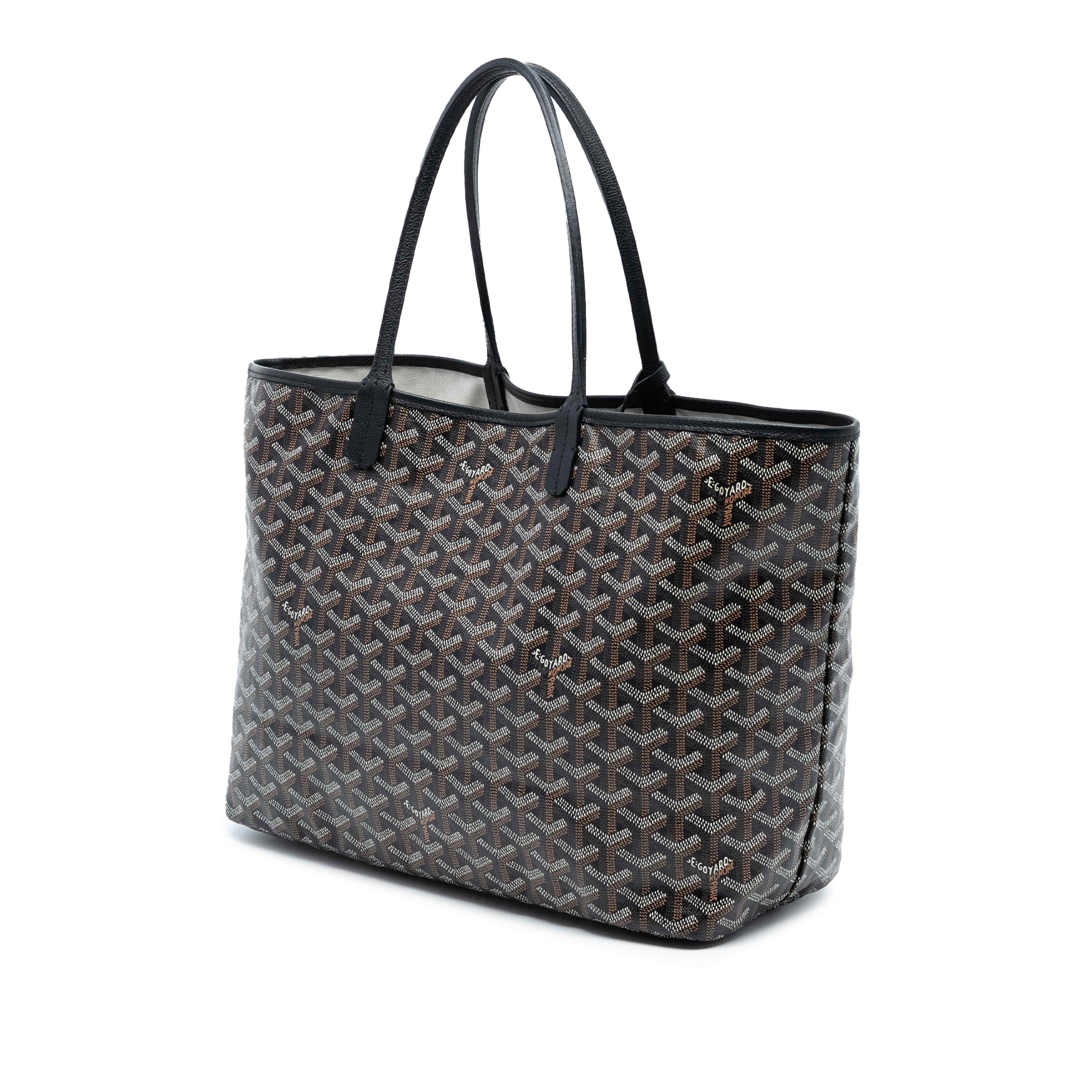 Goyard Goyardine Saint Louis Pm, från Luxclusif, i färgen svart. Klicka för att öppna bilden i stort format
