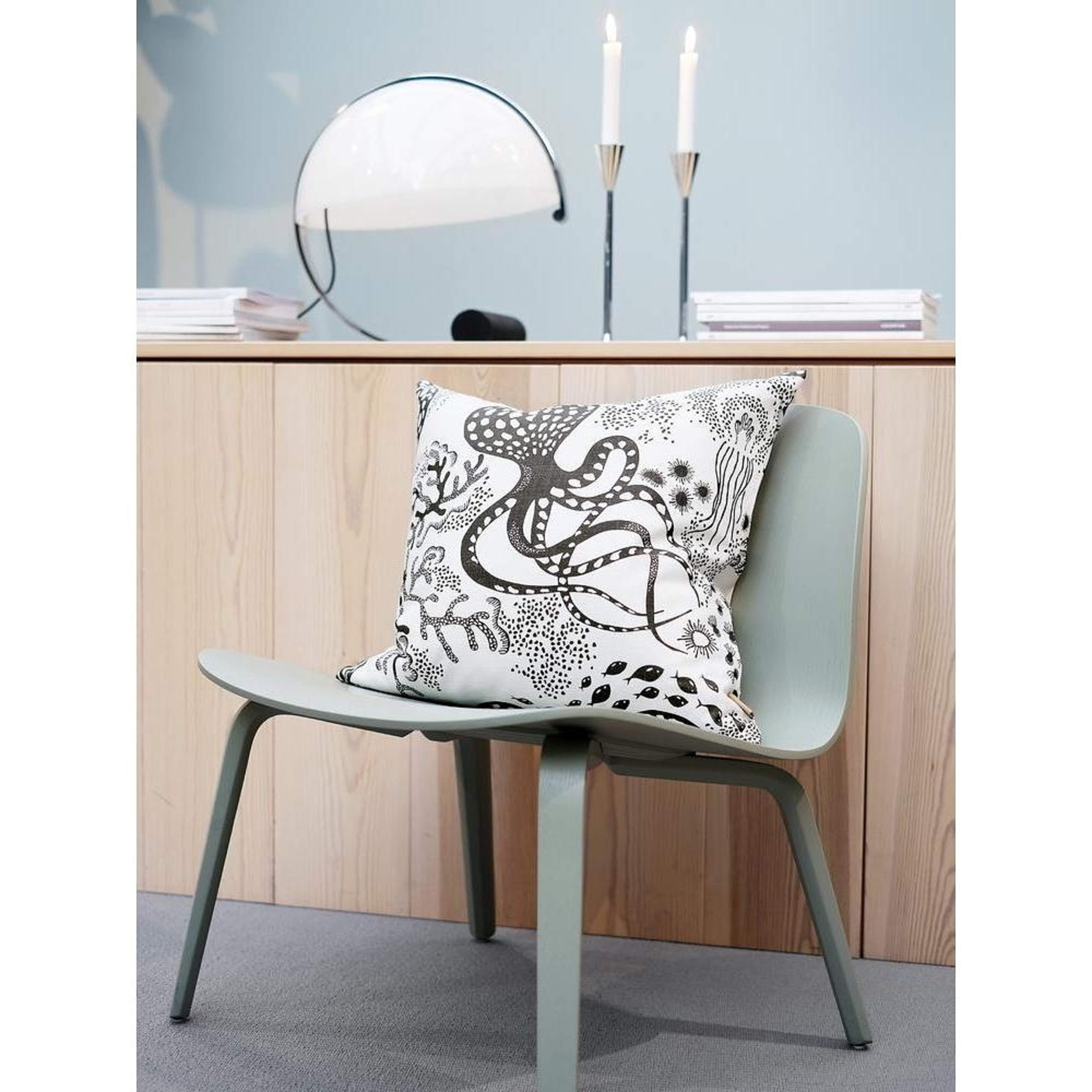 Kuddfodral Aquatic 50x50cm Svart/vit