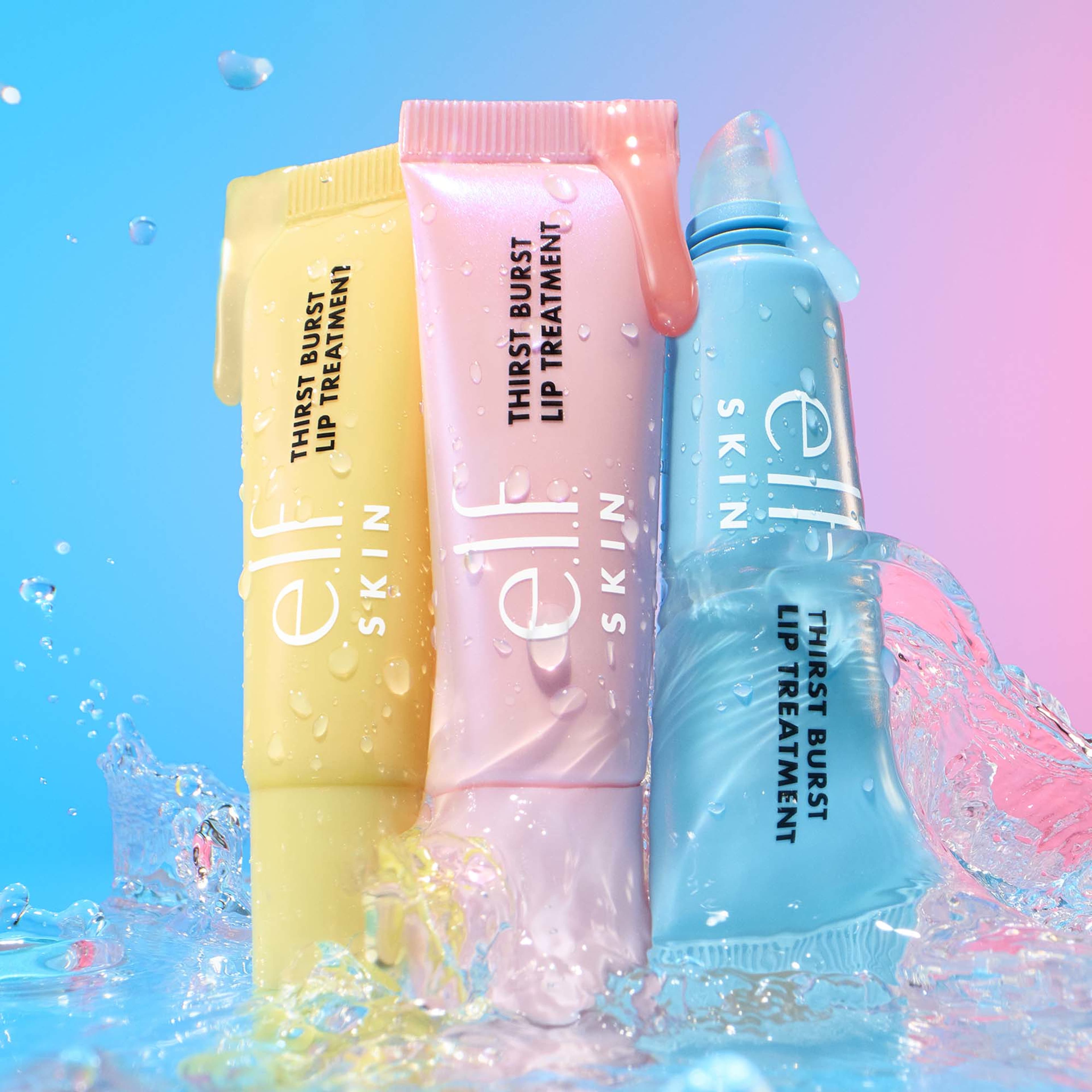 Thirst Burst Plumptide Lip Treatment, från e.l.f, i färgen Shee Blue Hibiscus. Klicka för att öppna bilden i stort format