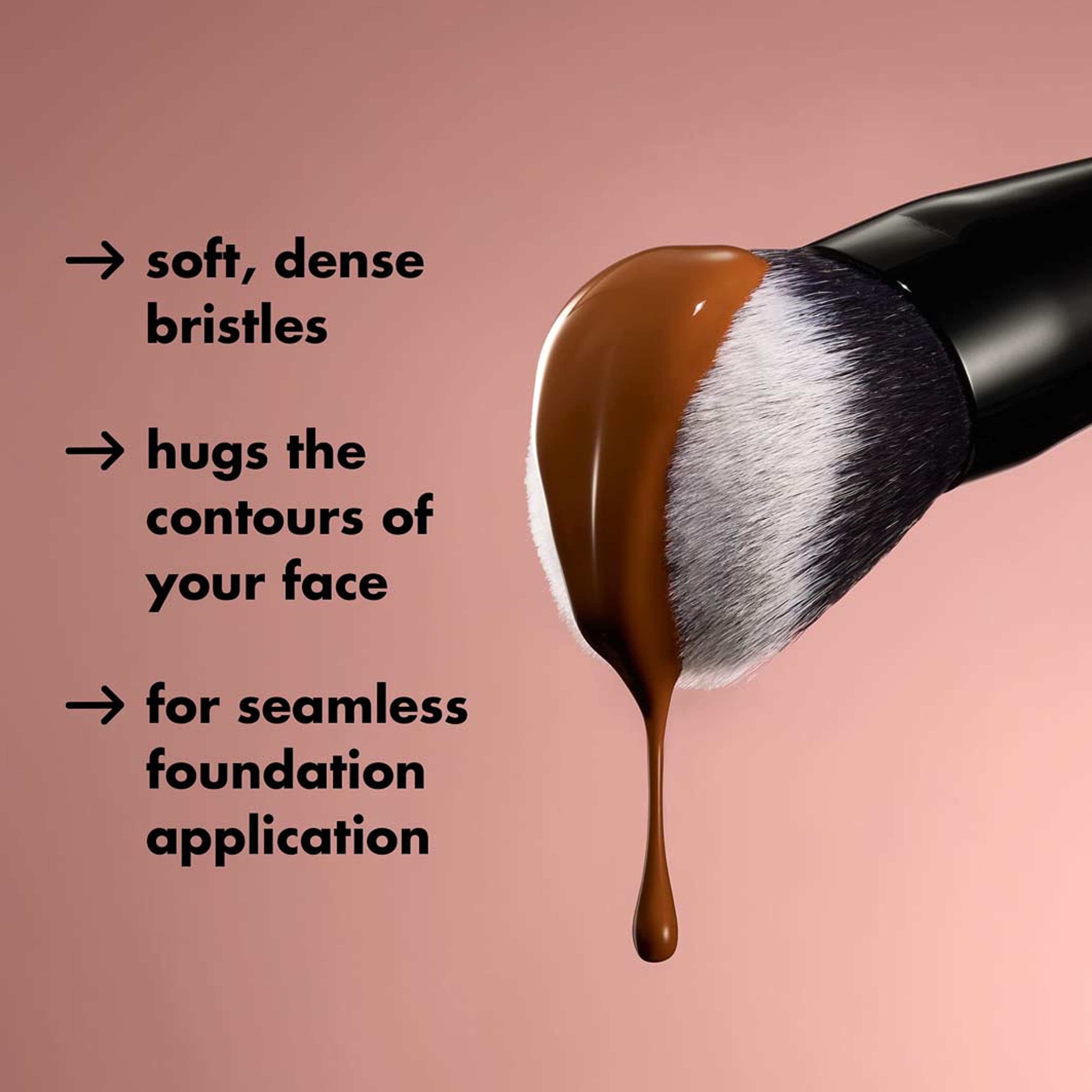 Makeup Brushes Smooth Swipe Foundation Brush, från e.l.f. Klicka för att öppna bilden i stort format