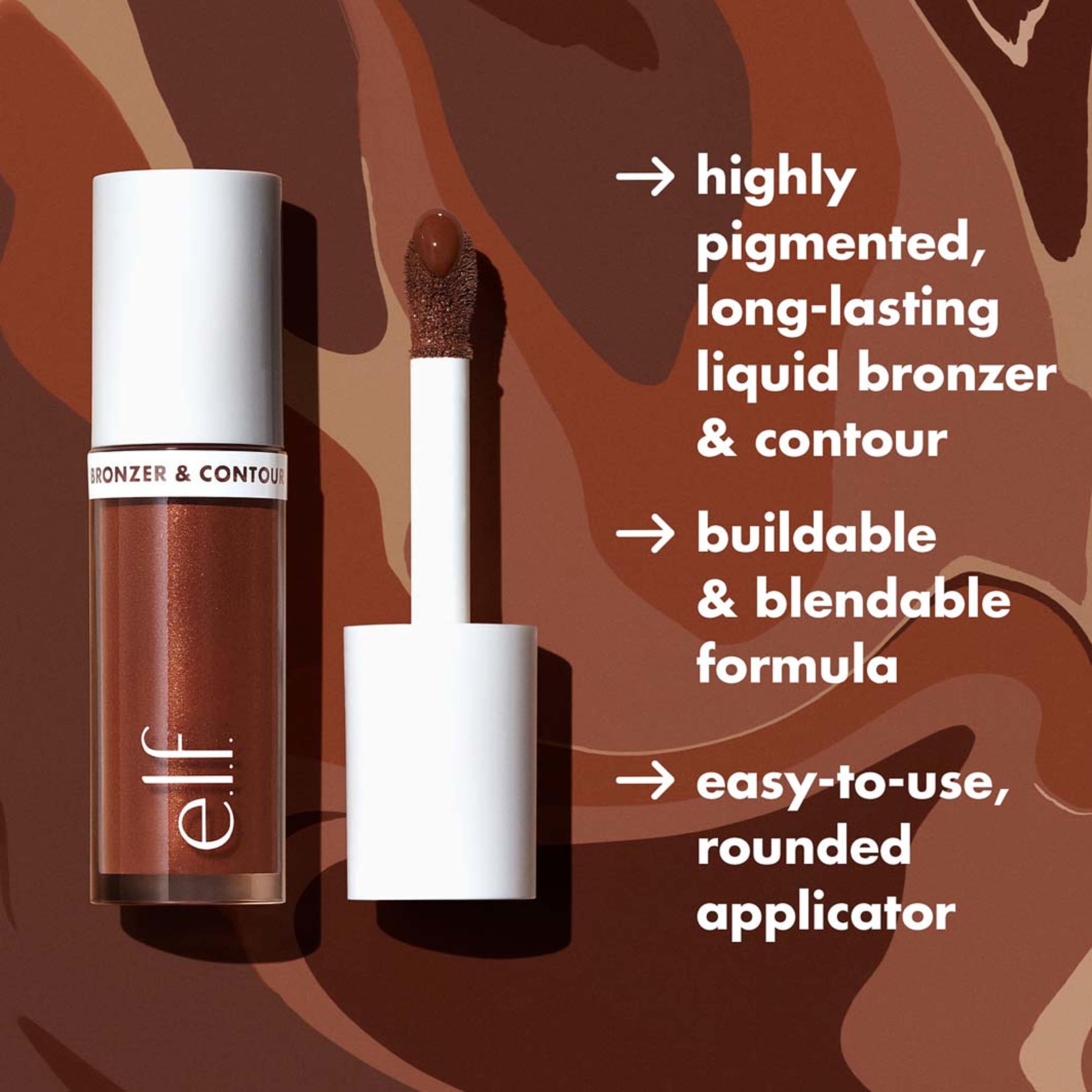 Camo Liquid Bronzer & Contour, från e.l.f, i färgen Rich 11. Klicka för att öppna bilden i stort format