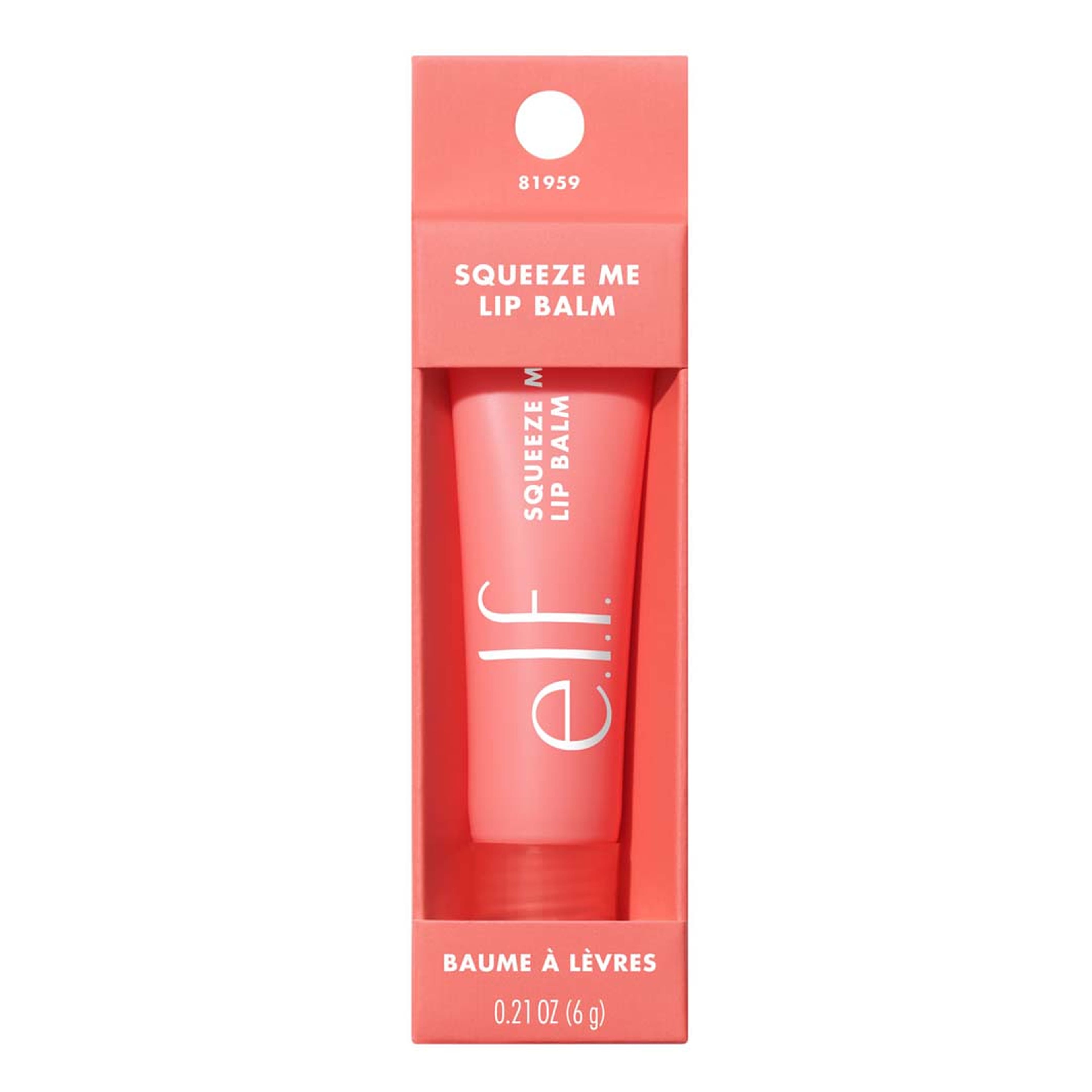 Squeeze Me Lip Balm, från e.l.f, i färgen Strawberry. Klicka för att öppna bilden i stort format