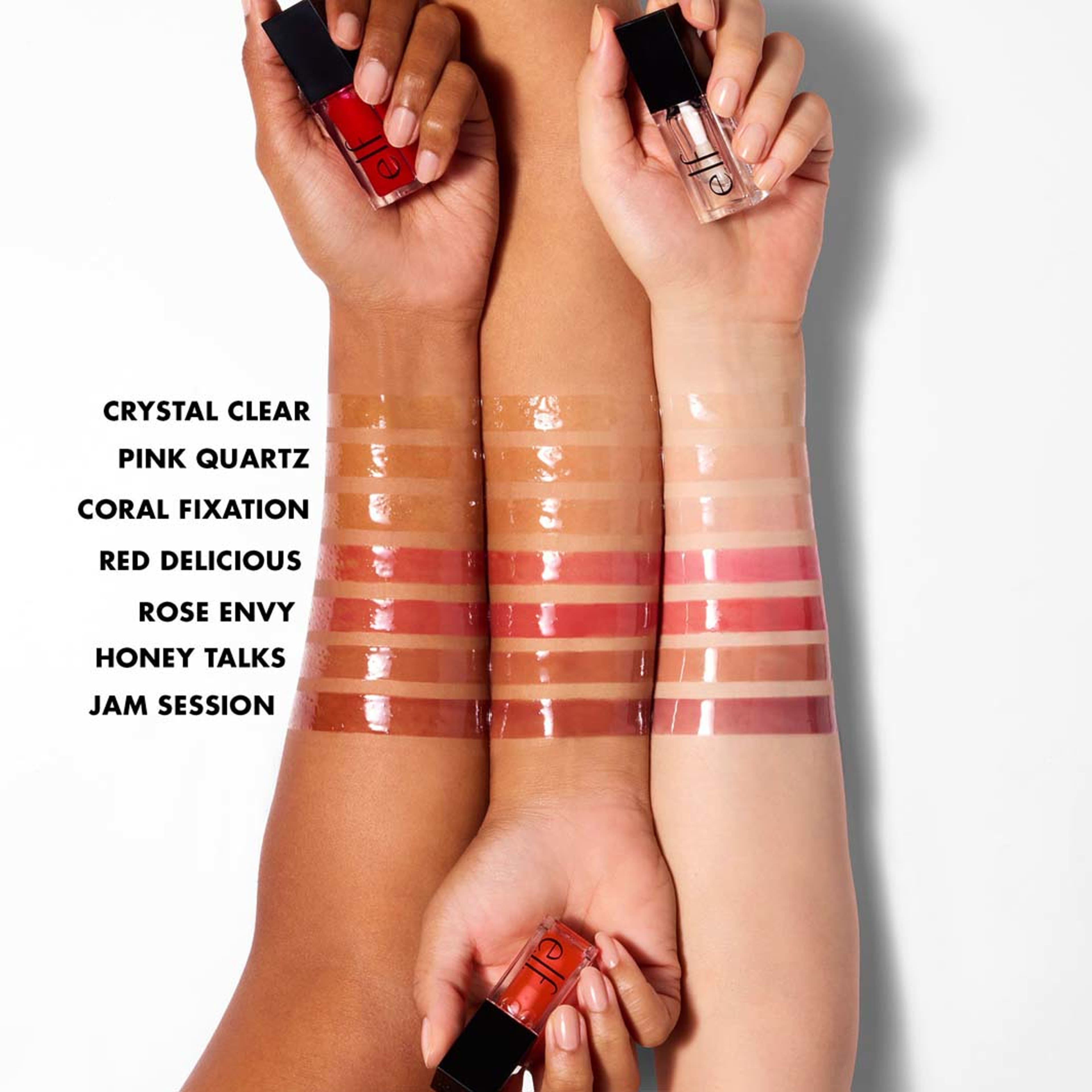 Glow Reviver Lip Oil, från e.l.f, i färgen Honey Talks. Klicka för att öppna bilden i stort format
