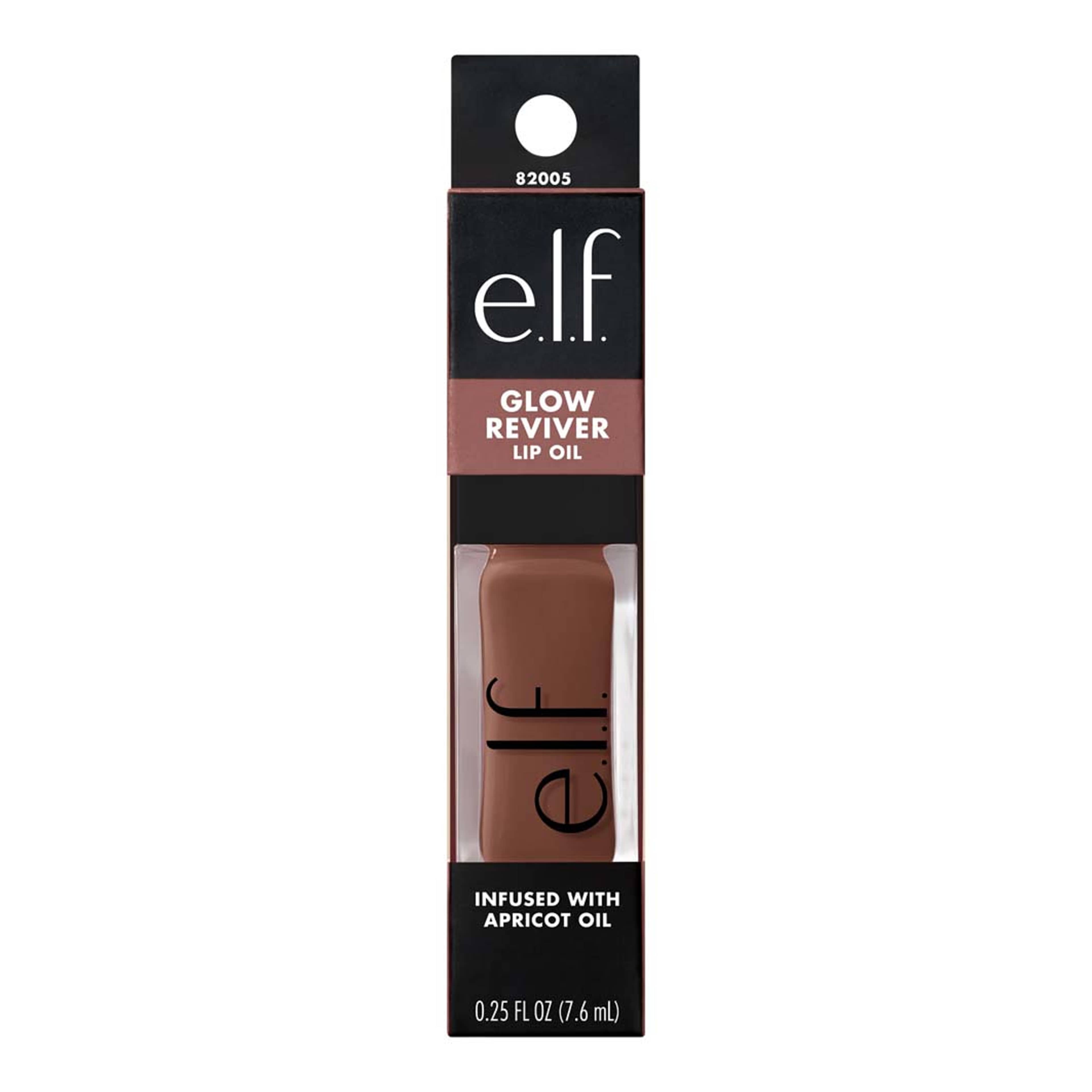 Glow Reviver Lip Oil, från e.l.f, i färgen Honey Talks. Klicka för att öppna bilden i stort format
