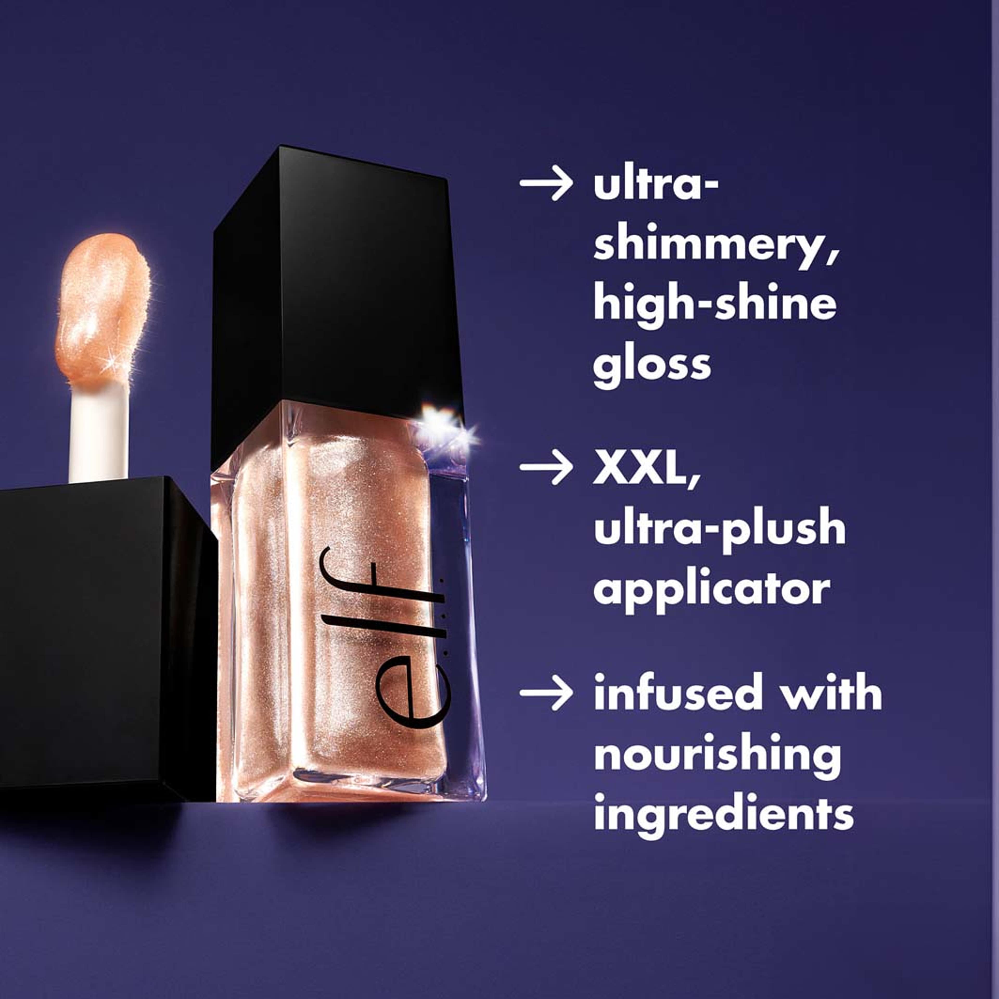 Glow Reviver Lip Oil, från e.l.f, i färgen It's Giving Guava. Klicka för att öppna bilden i stort format