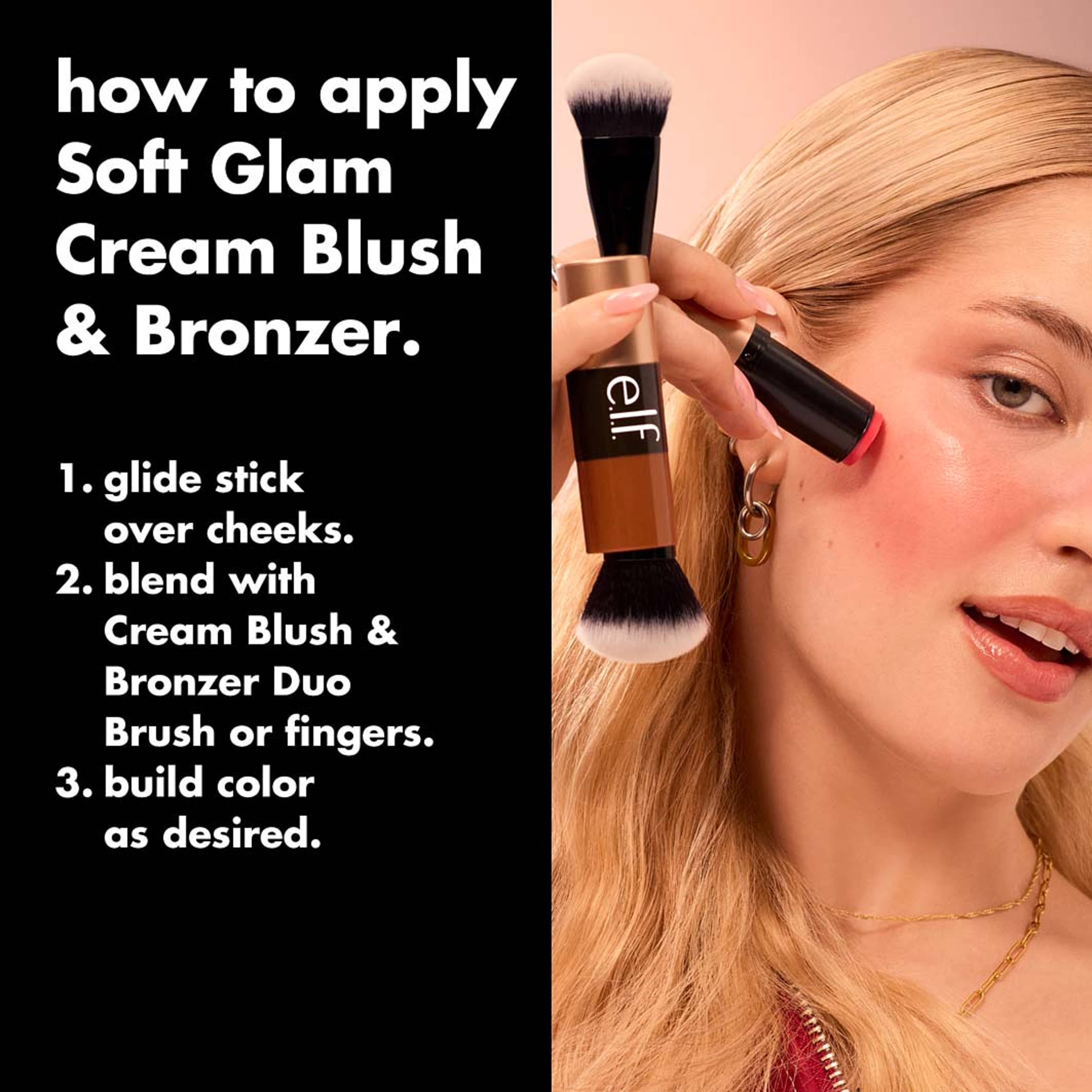 Soft Glam Cream Blush, från e.l.f, i färgen Heat Check. Klicka för att öppna bilden i stort format