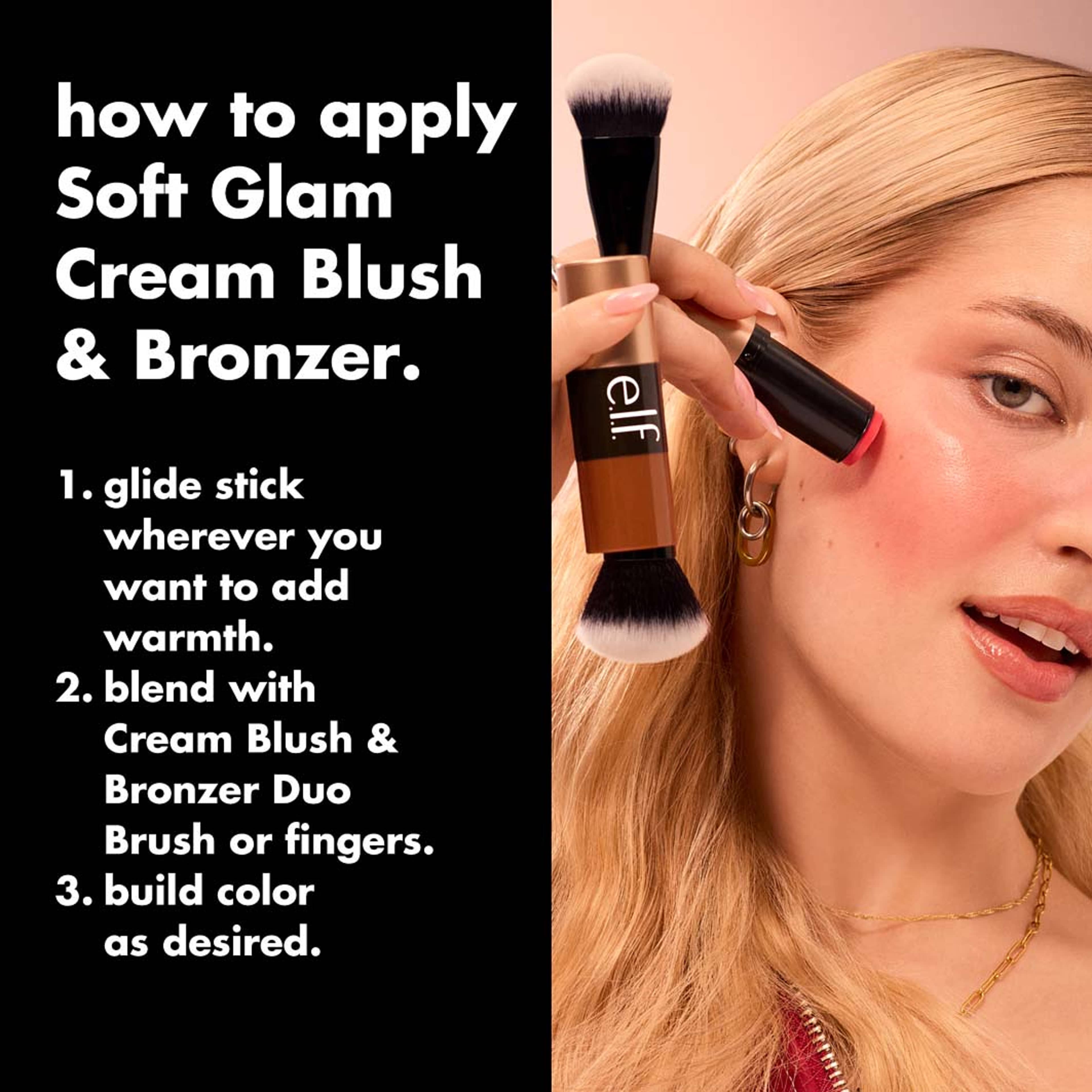 Soft Glam Cream Bronzer, från e.l.f, i färgen Deep. Klicka för att öppna bilden i stort format