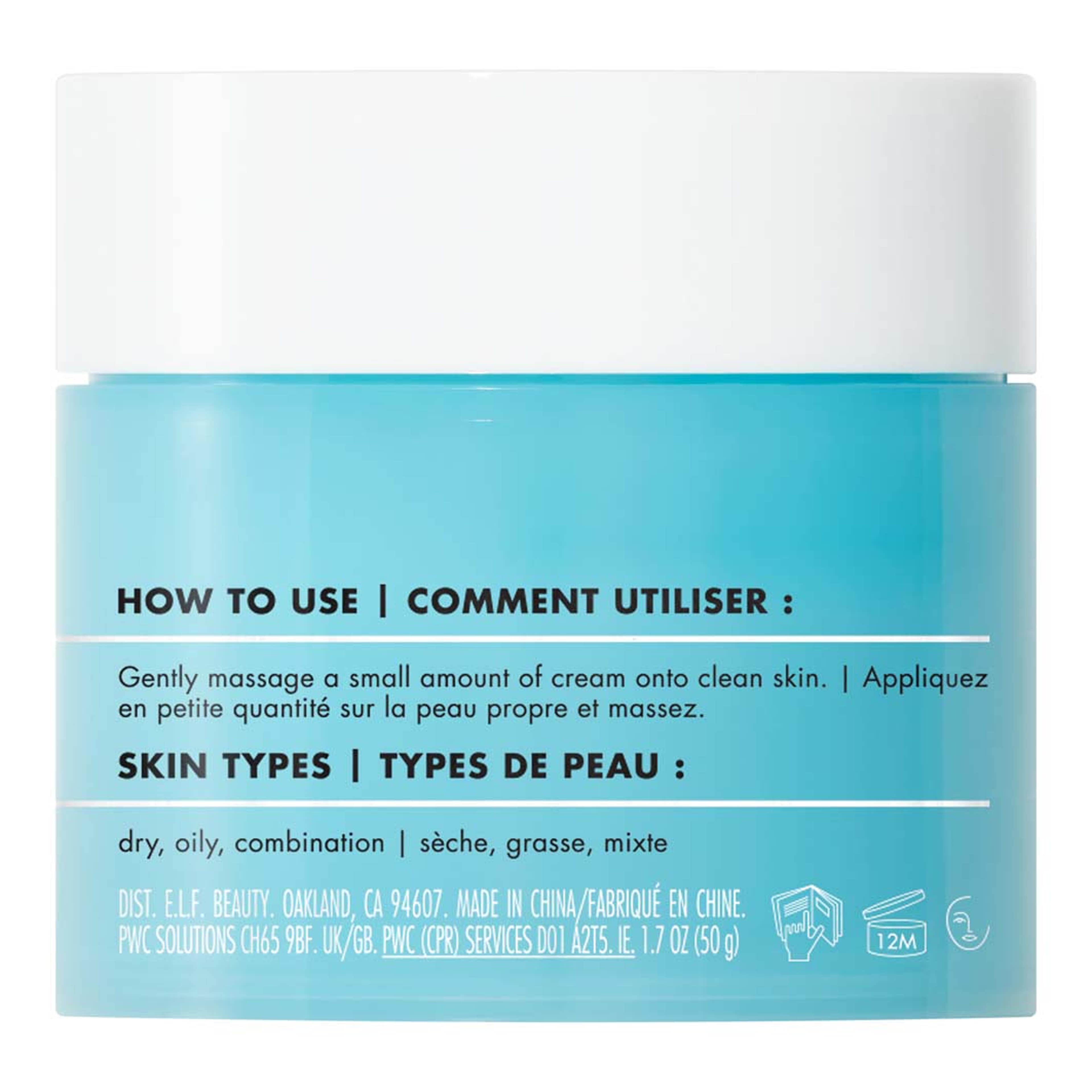 Holy Hydration! Face Cream Fragrance free, från e.l.f. Klicka för att öppna bilden i stort format