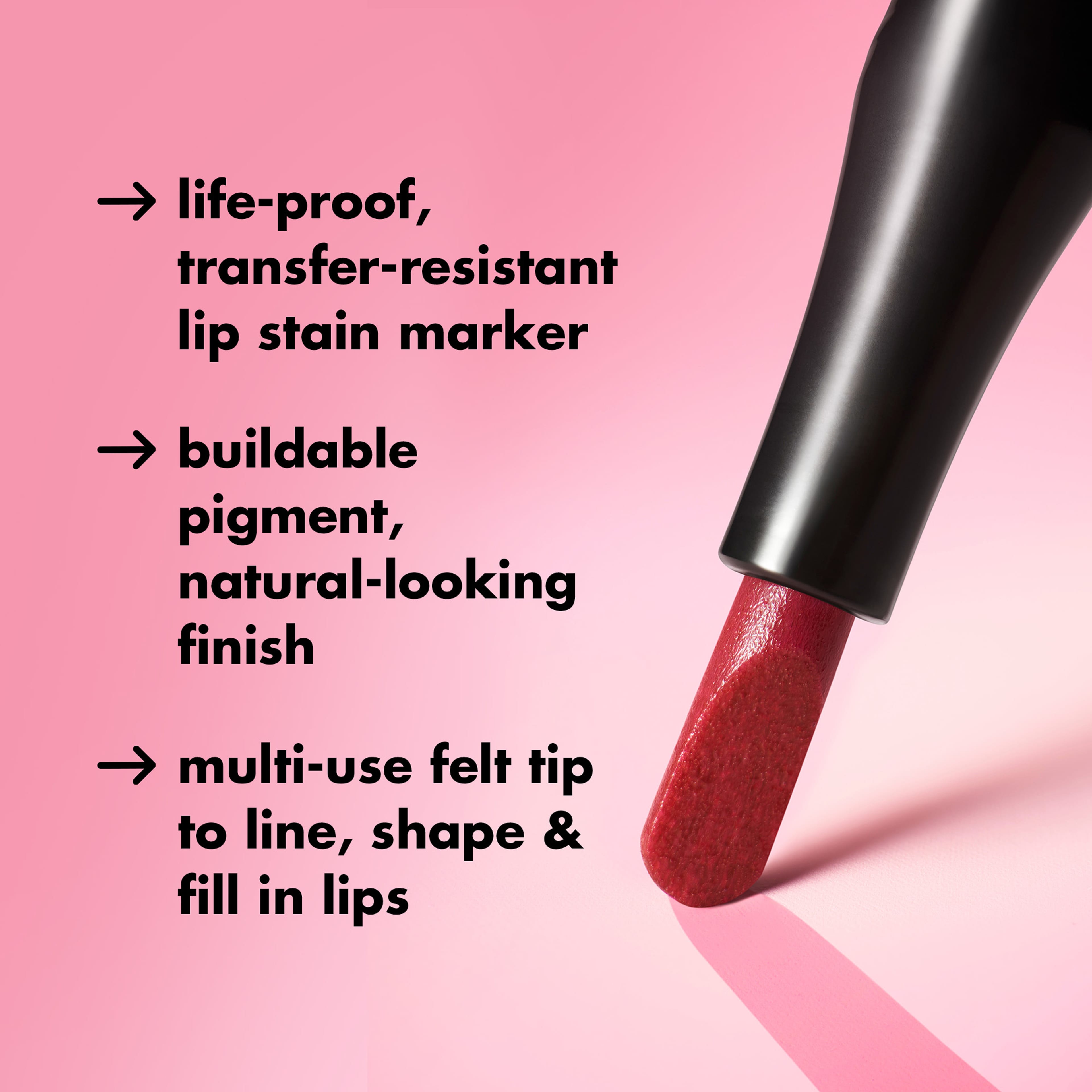 Main Stain Lip Marker, från e.l.f, i färgen Mauvelous. Klicka för att öppna bilden i stort format