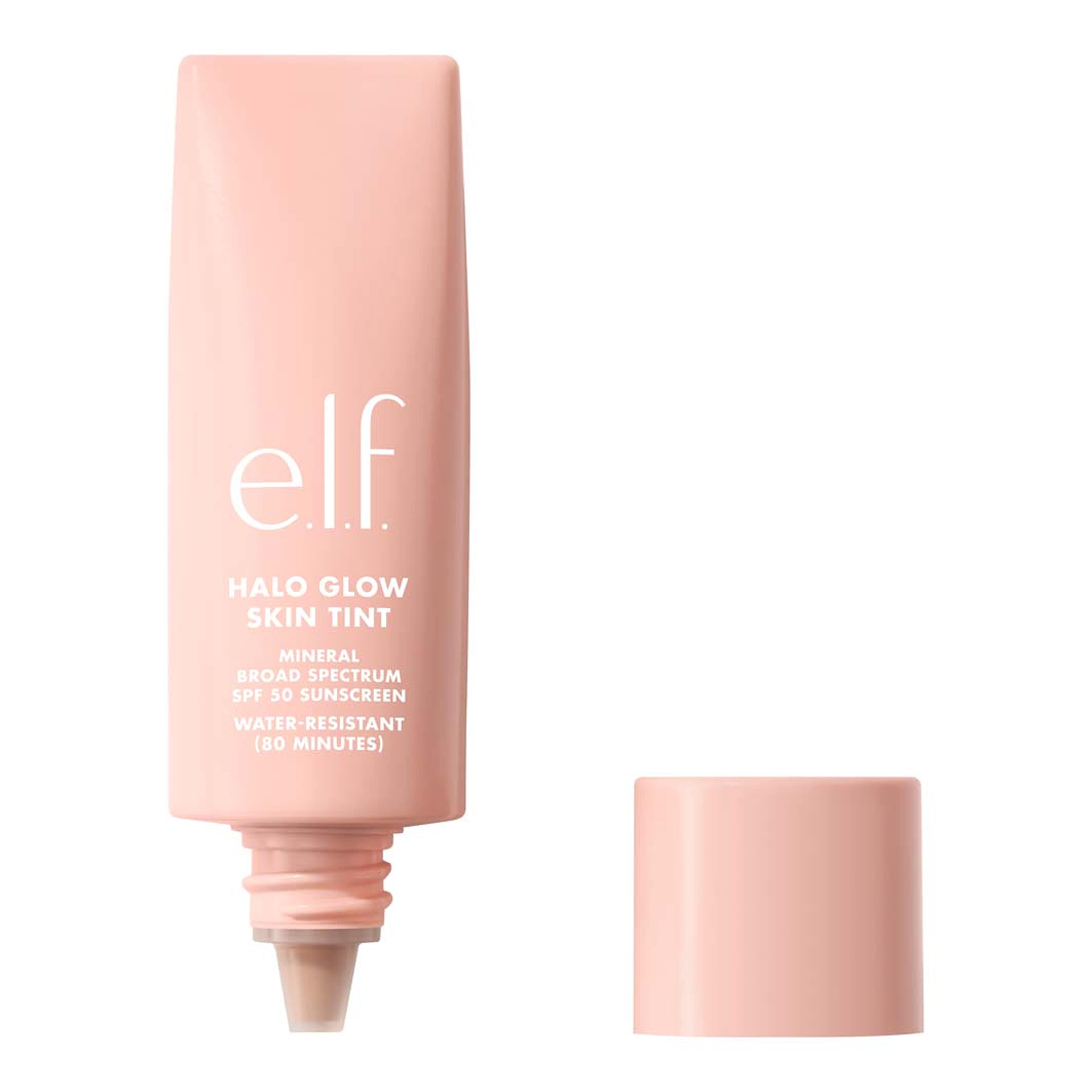 Halo Glow Skin Tint SPF50, från e.l.f, i färgen Tan Warm. Klicka för att öppna bilden i stort format