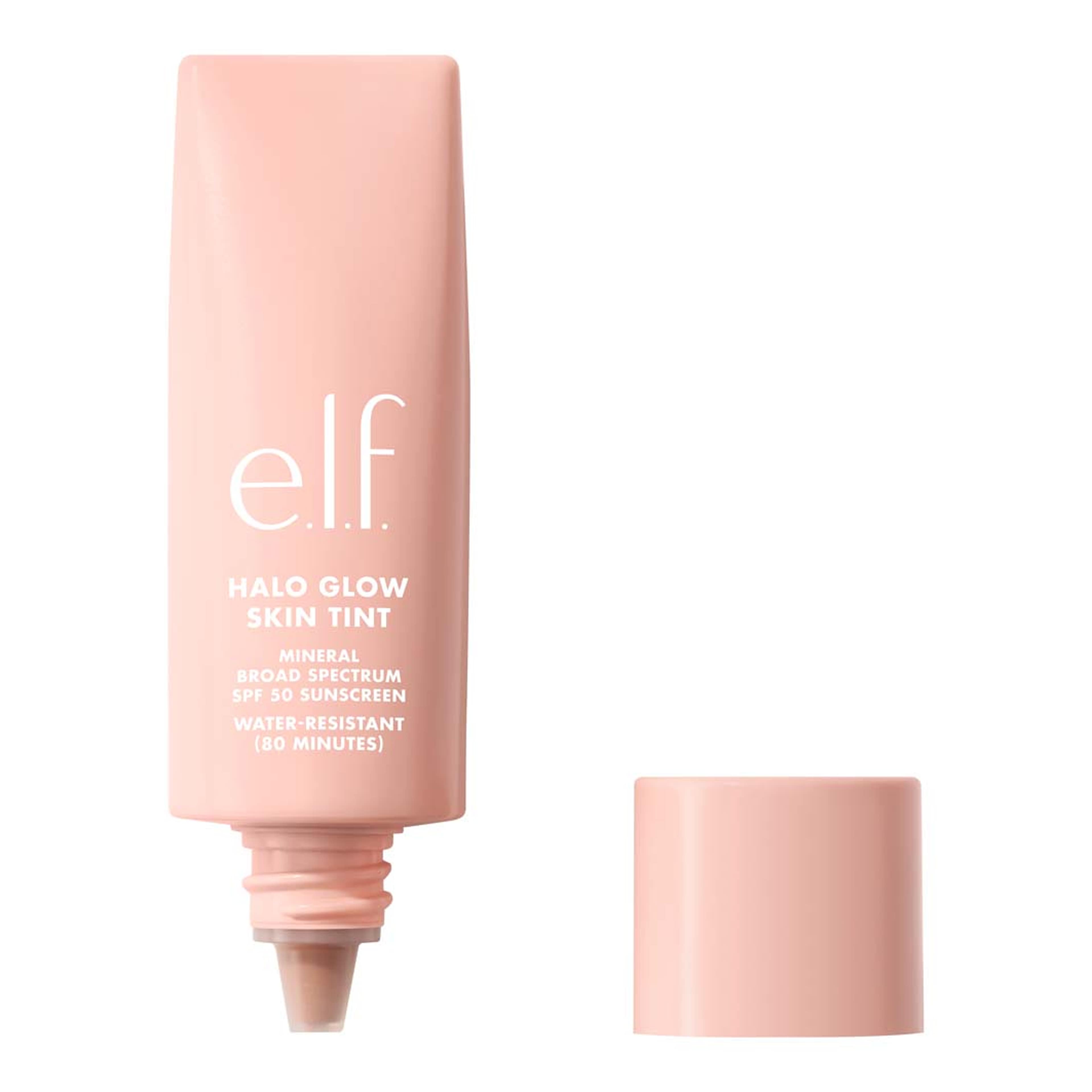 Halo Glow Skin Tint SPF50, från e.l.f, i färgen Tan Cool. Klicka för att öppna bilden i stort format