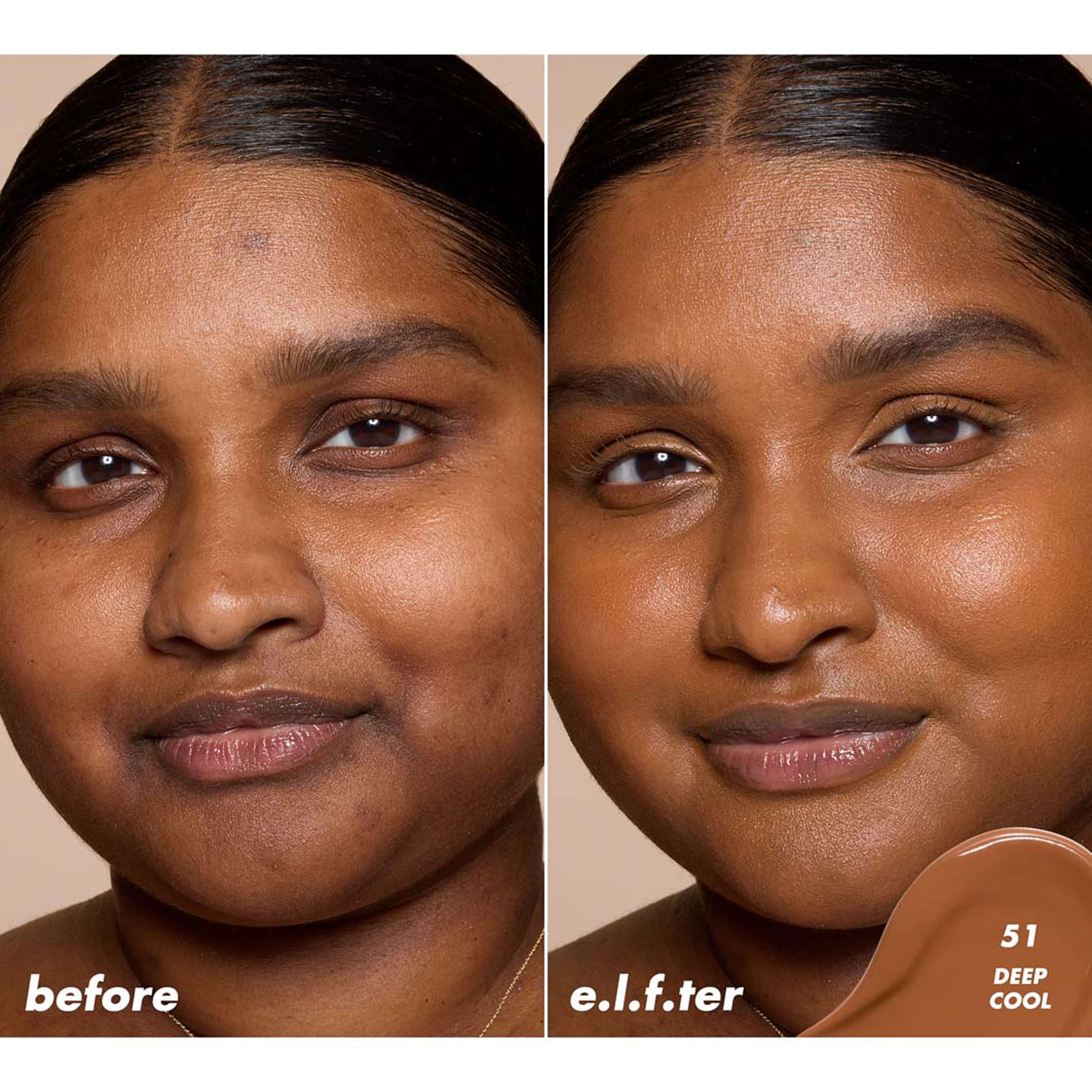Soft Glam Satin Concealer, från e.l.f, i färgen Deep Cool 51. Klicka för att öppna bilden i stort format
