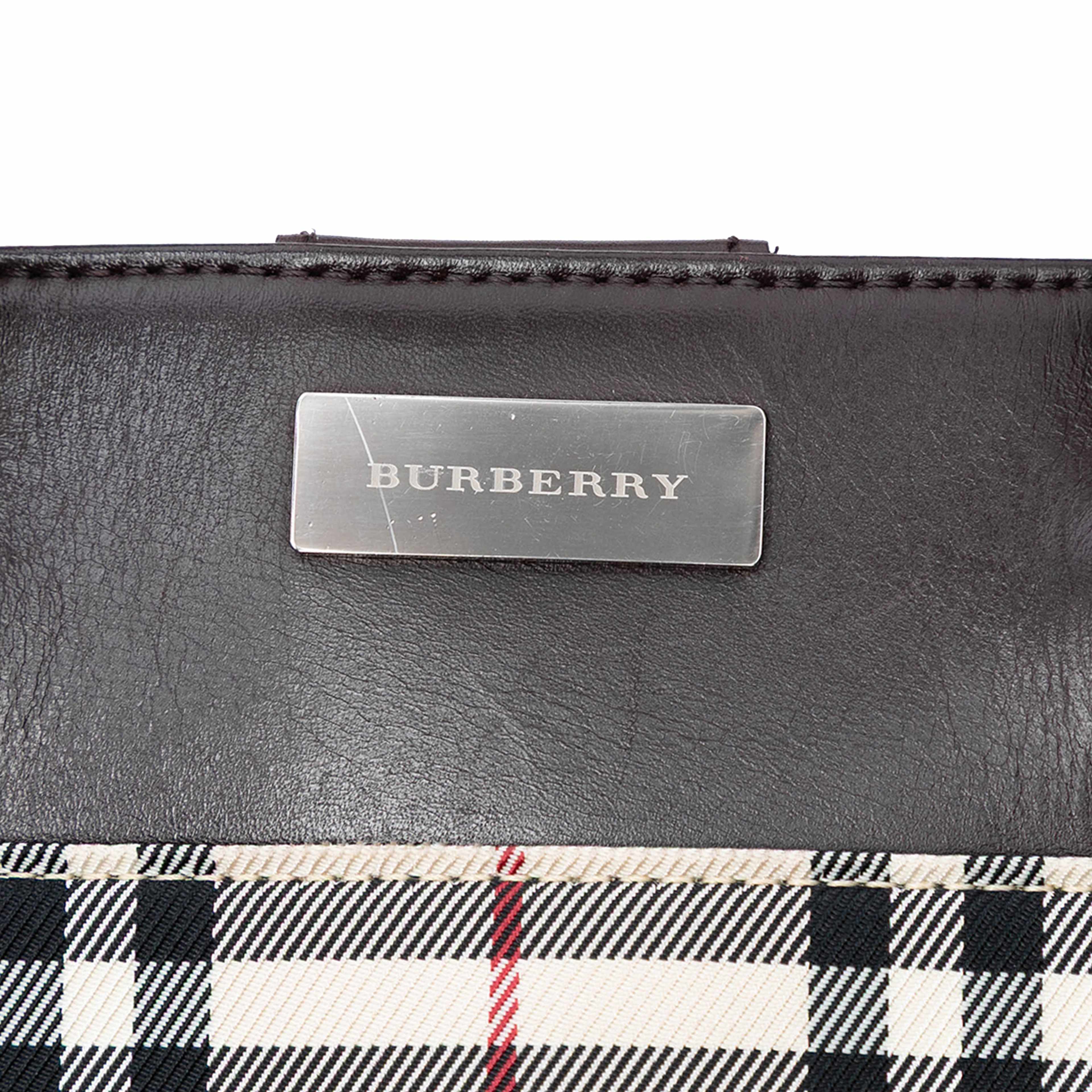 Burberry House Check Canvas Tote, från Luxclusif, i färgen beige. Klicka för att öppna bilden i stort format