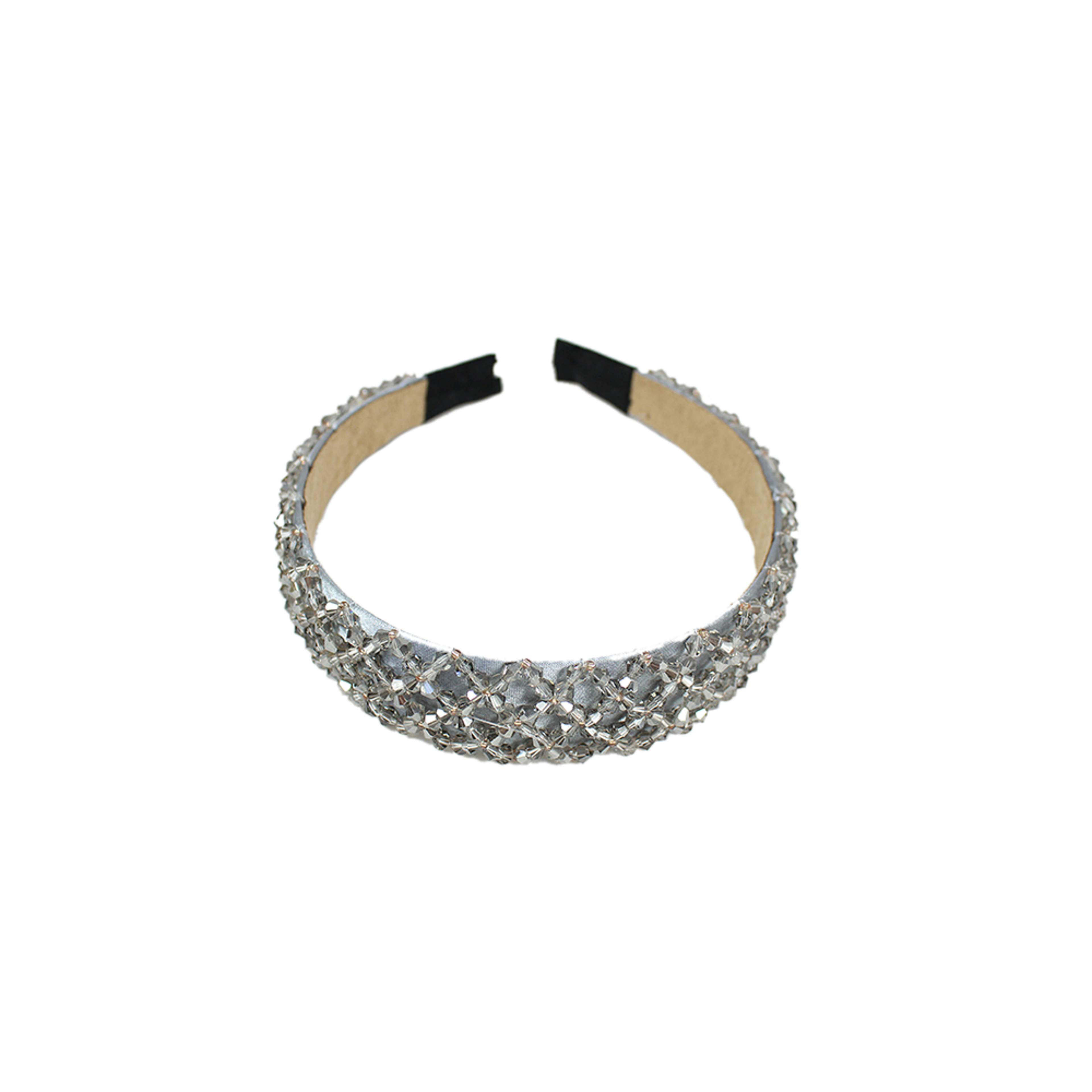 Diadem Med Fasetterade Stenar 2,8 Cm